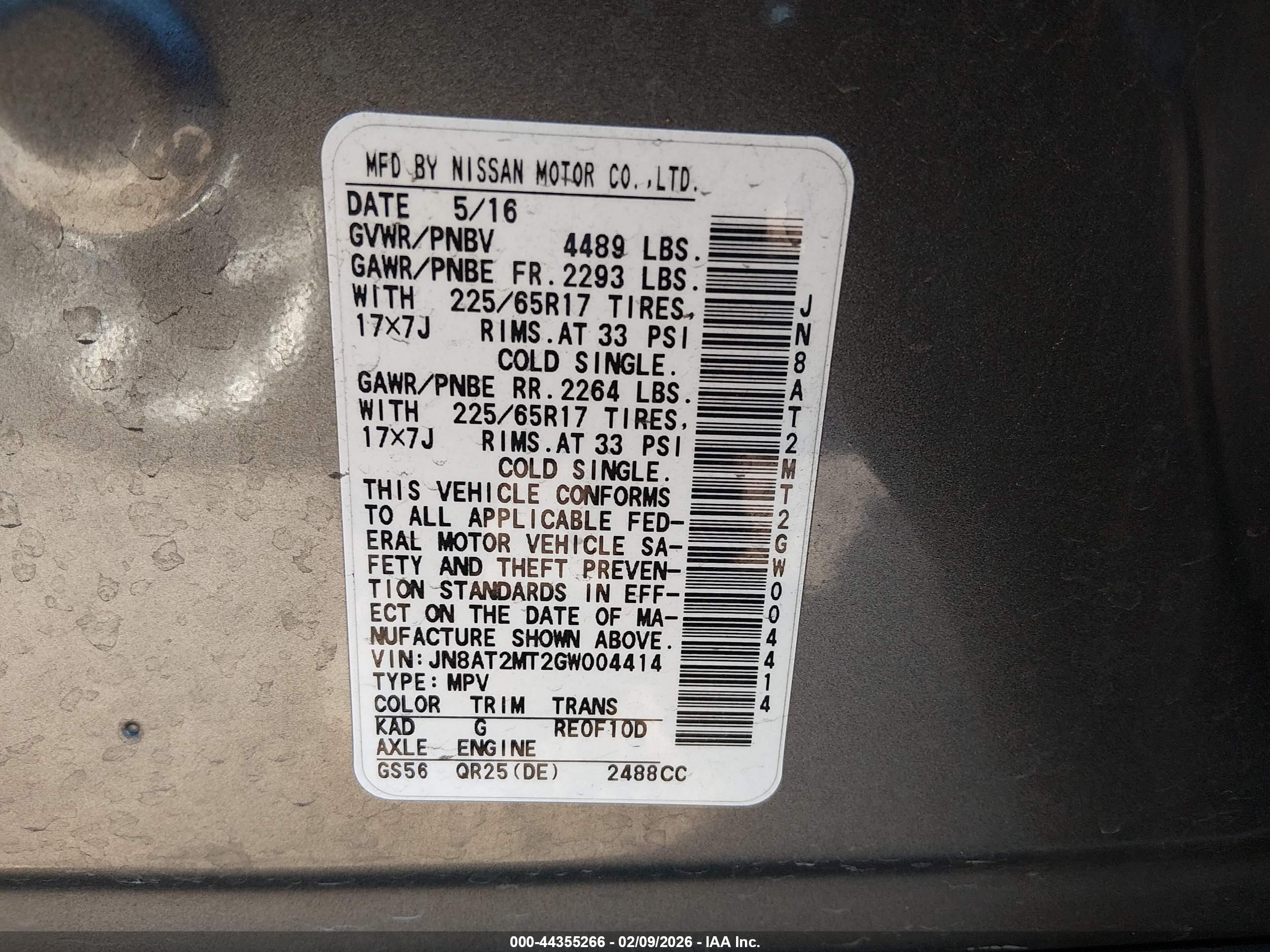 NISSAN ROGUE image 9