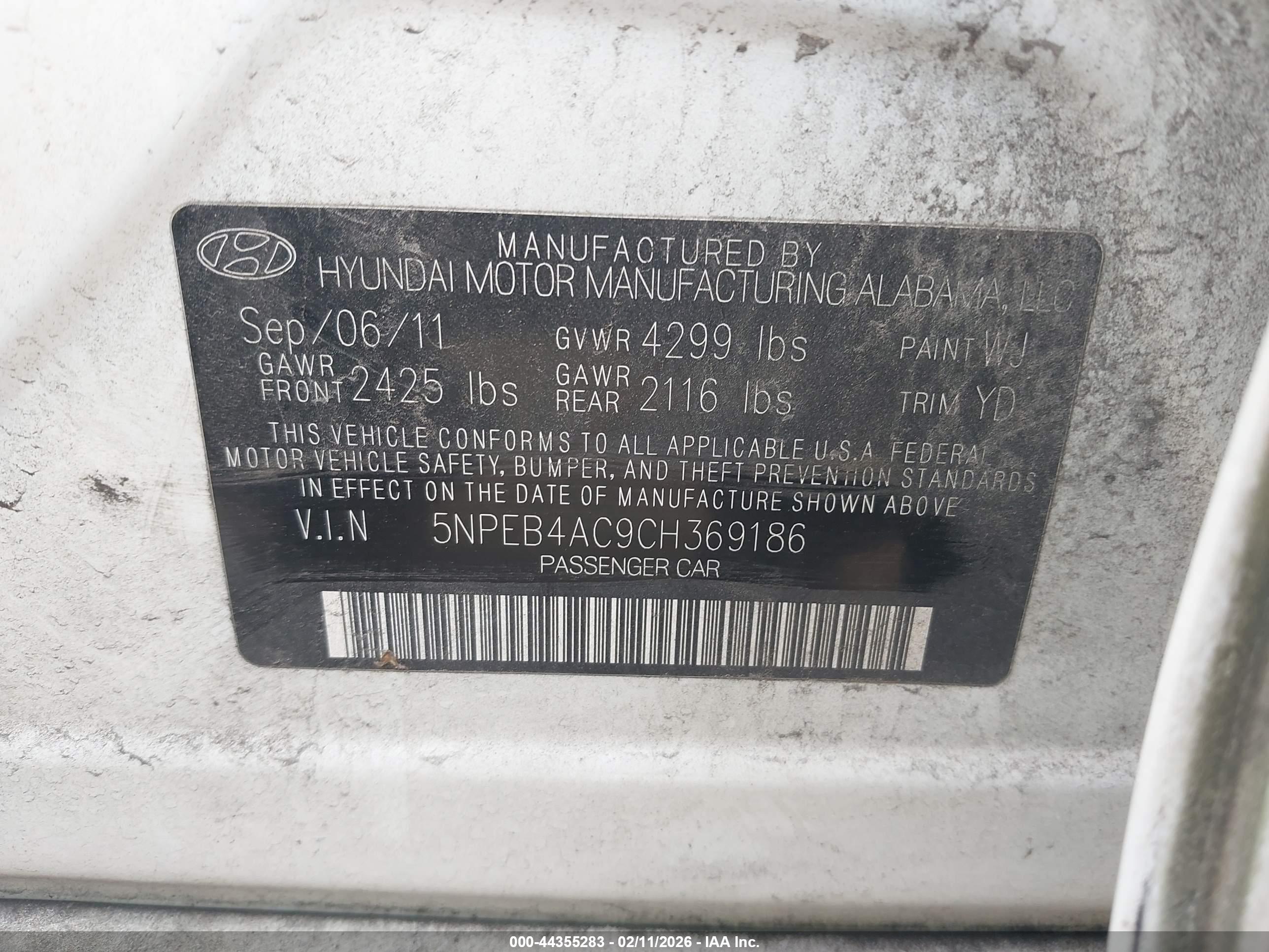HYUNDAI SONATA image 9