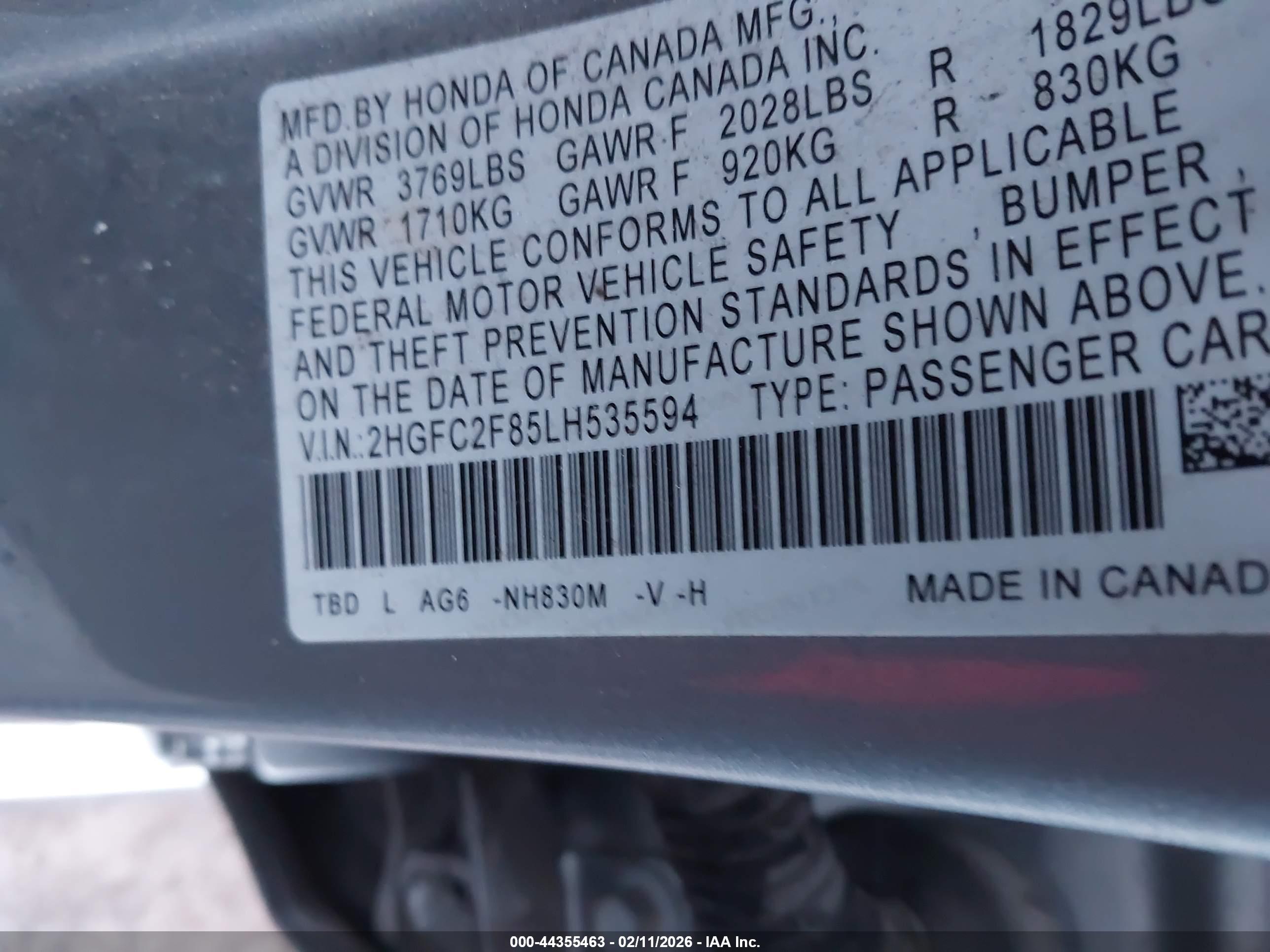 HONDA CIVIC image 9