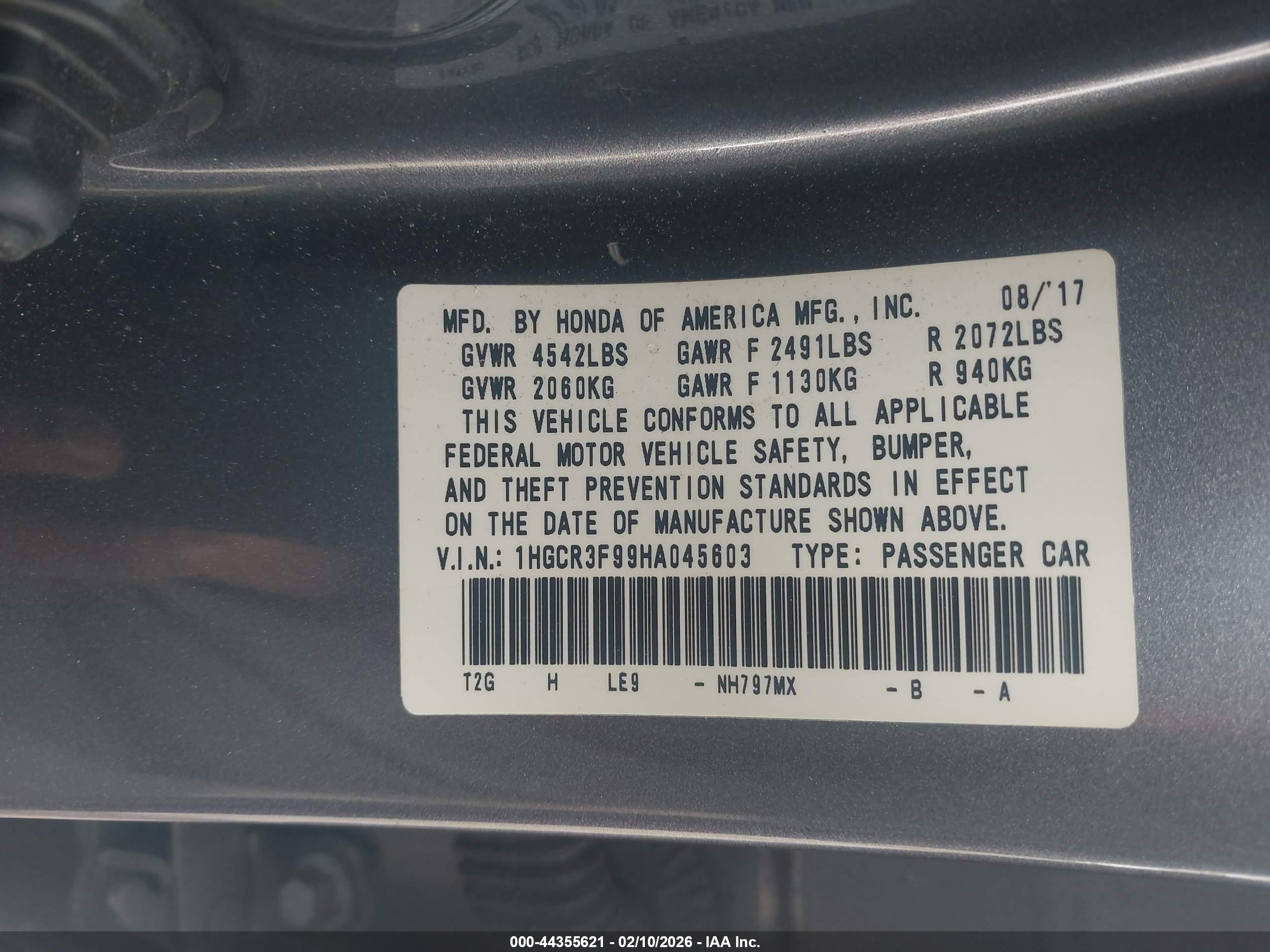 HONDA ACCORD image 9