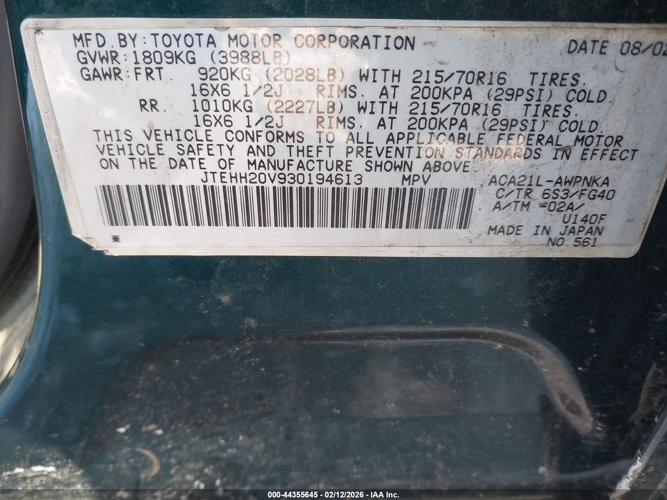 TOYOTA RAV4 image 9