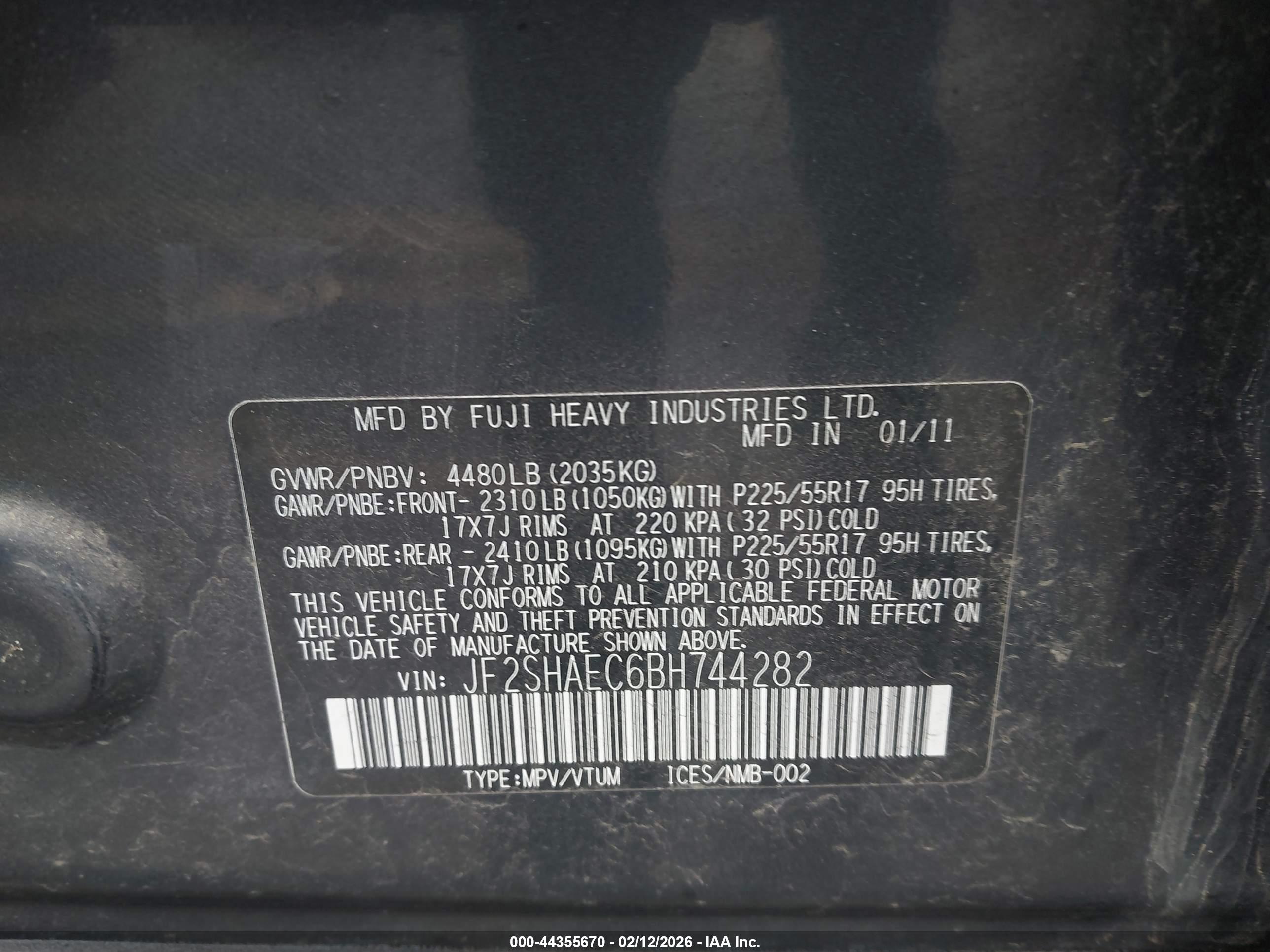 SUBARU FORESTER image 9