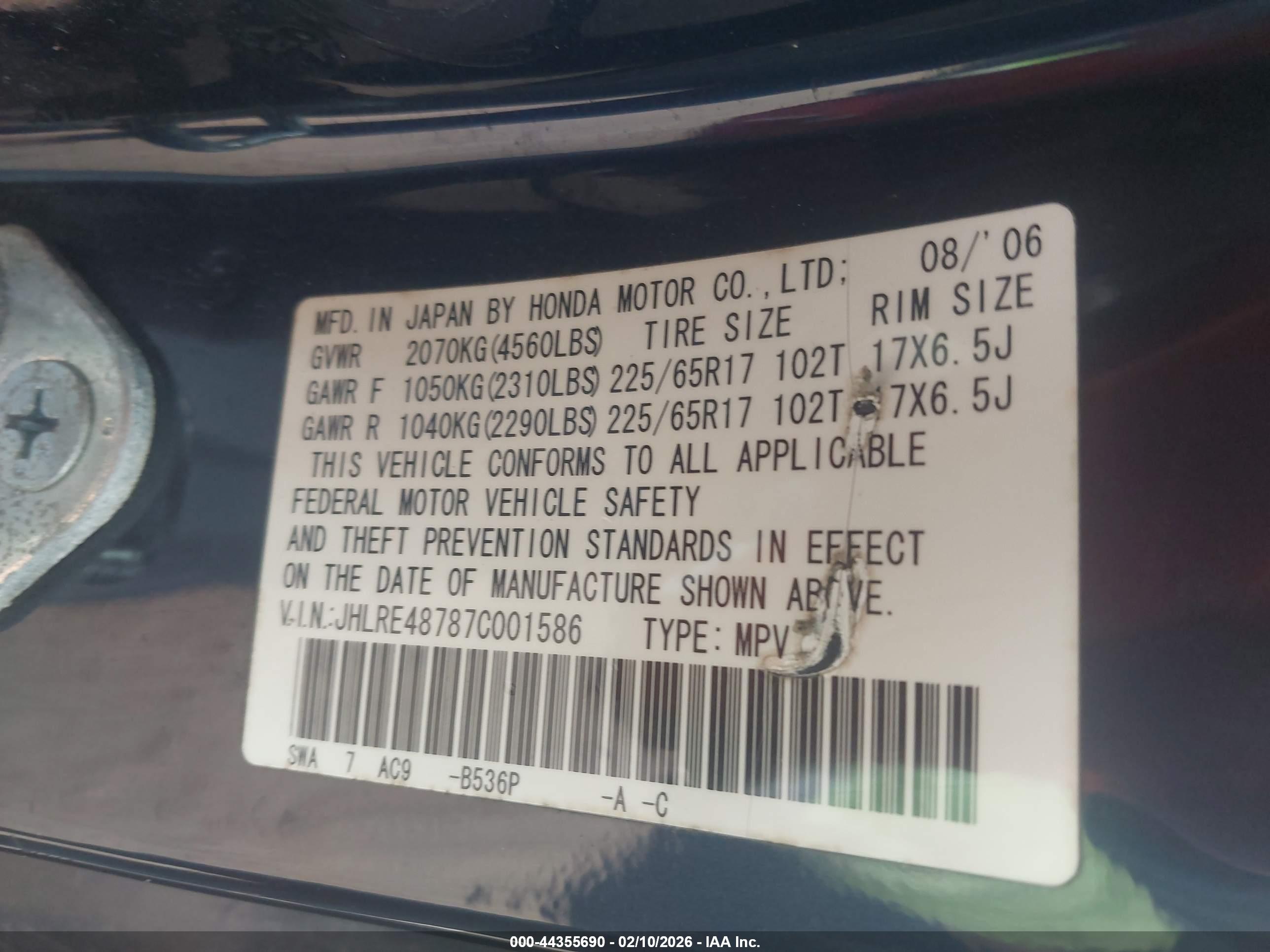 HONDA CR-V image 9