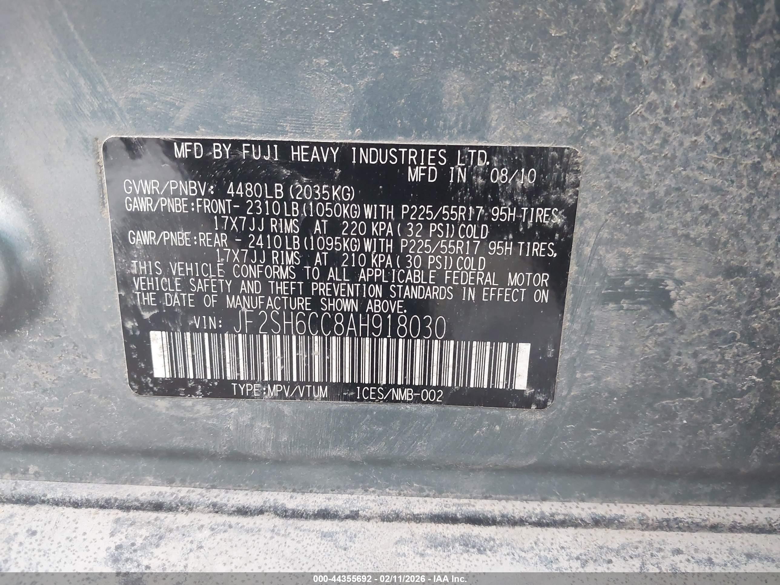 SUBARU FORESTER image 9