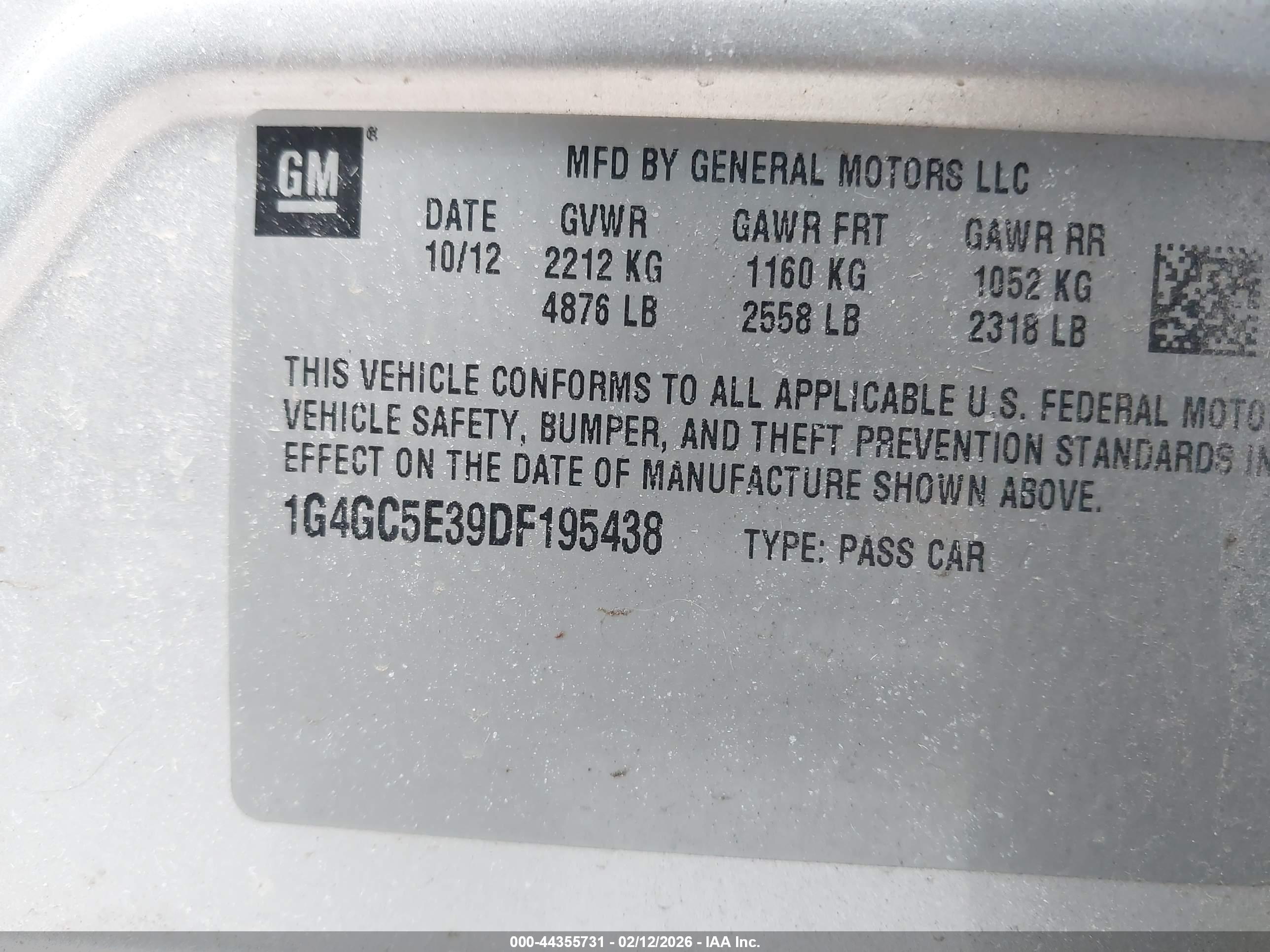 BUICK LACROSSE image 9