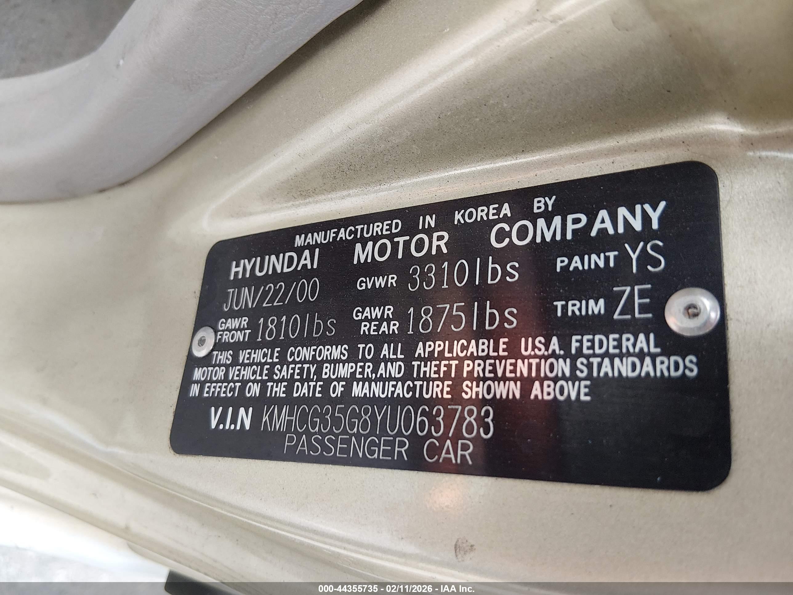 HYUNDAI ACCENT image 9