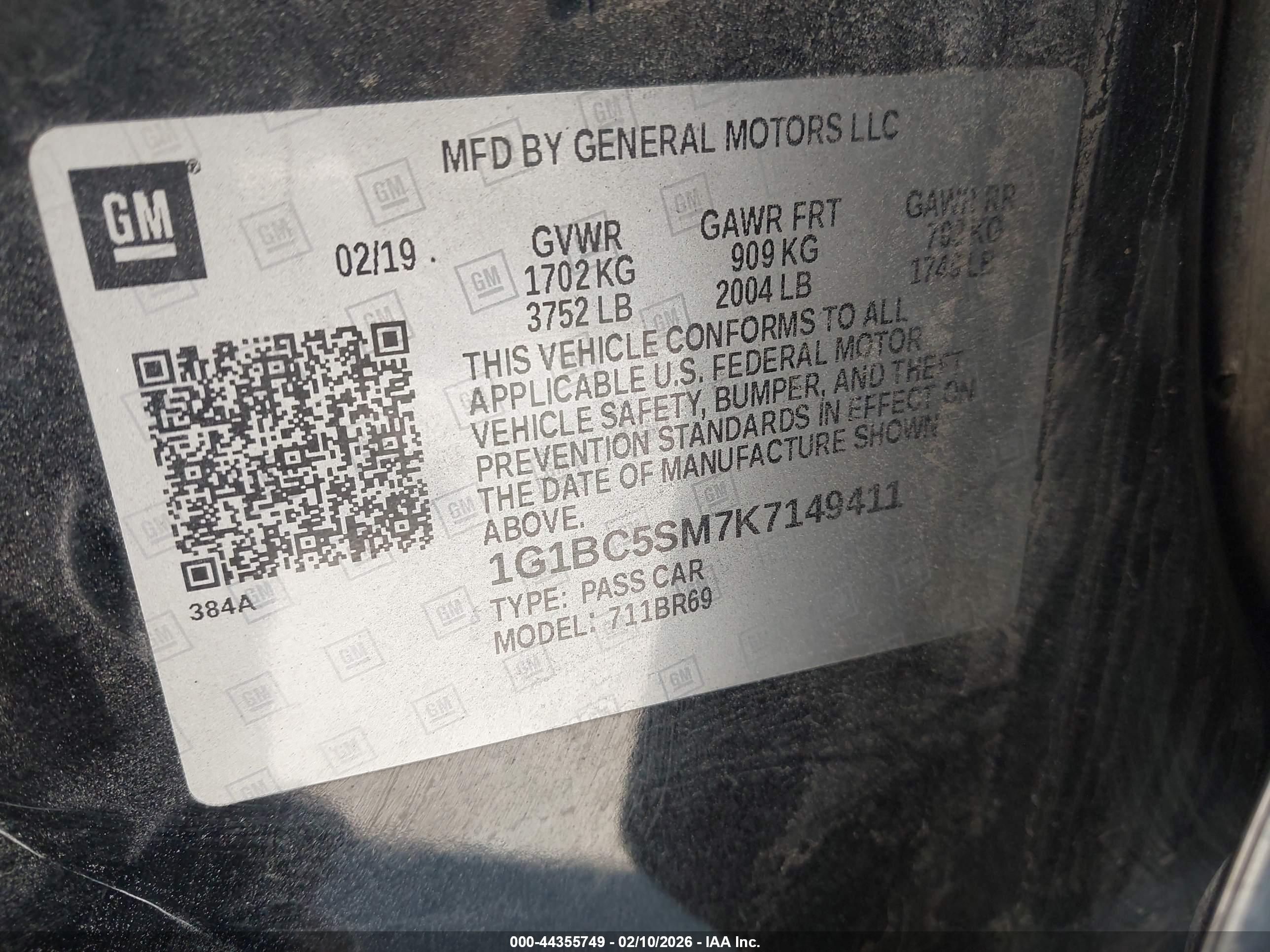 CHEVROLET CRUZE image 9