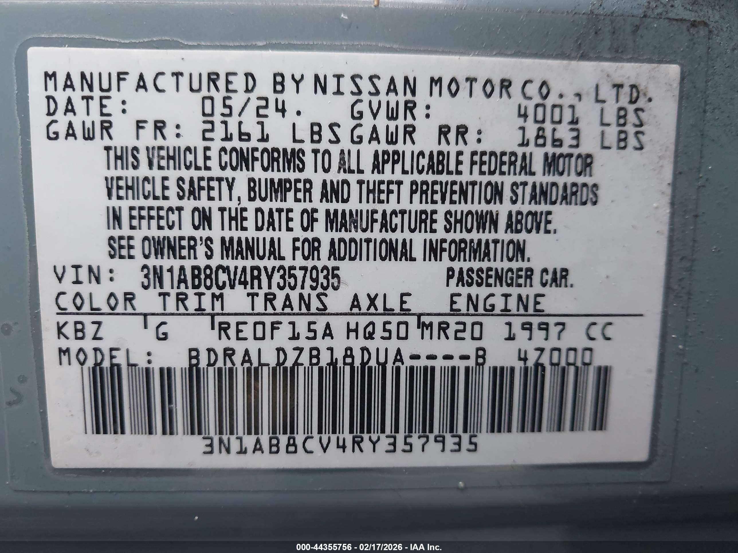 NISSAN SENTRA image 9