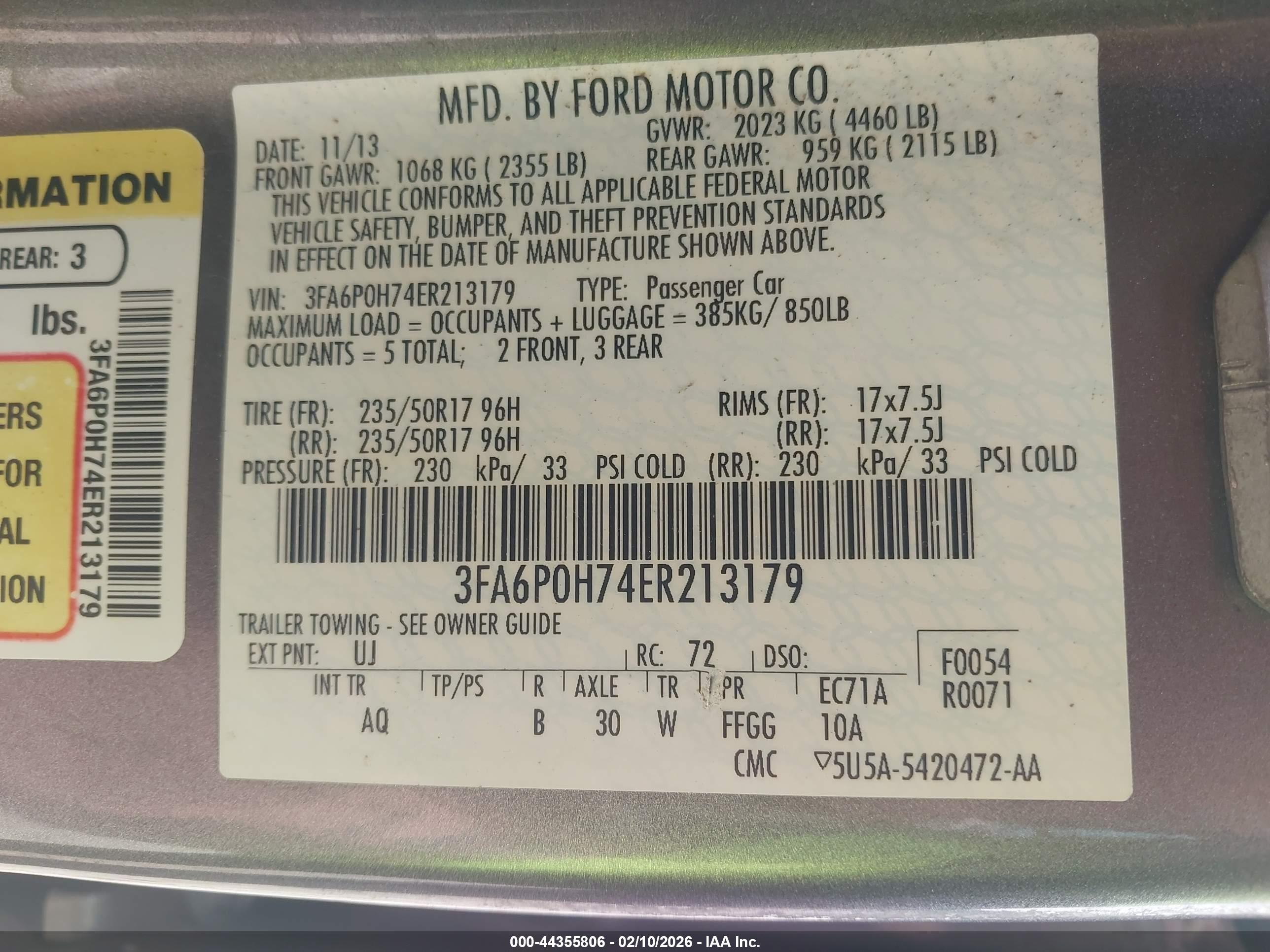 FORD FUSION image 9
