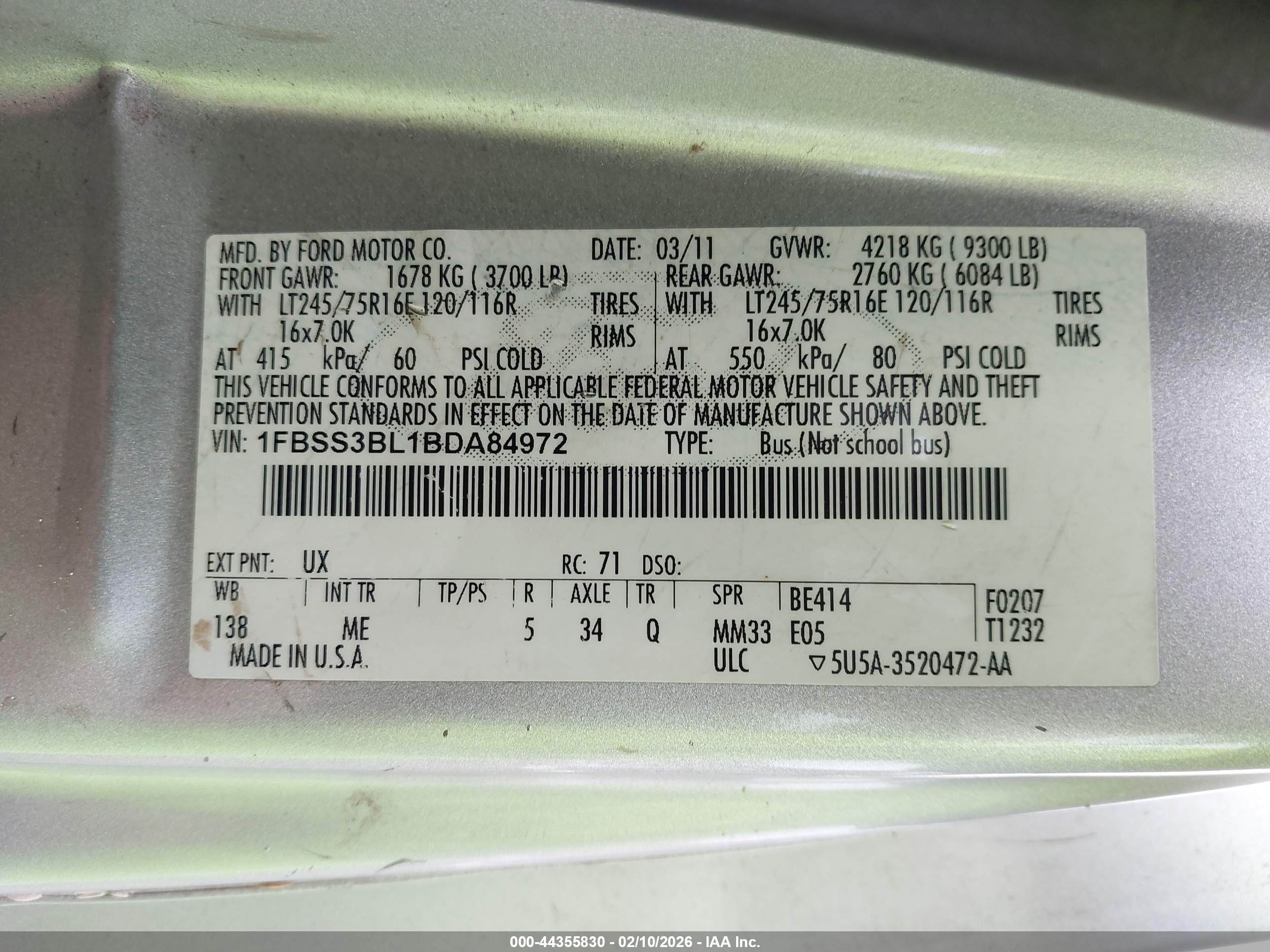 FORD E-350 image 9
