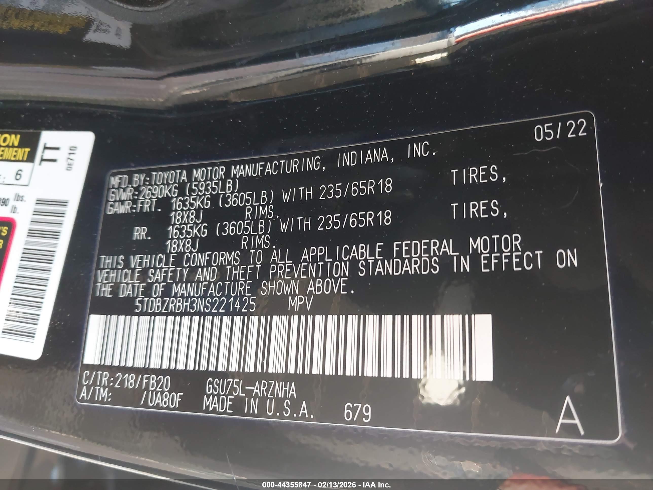 TOYOTA HIGHLANDER image 9