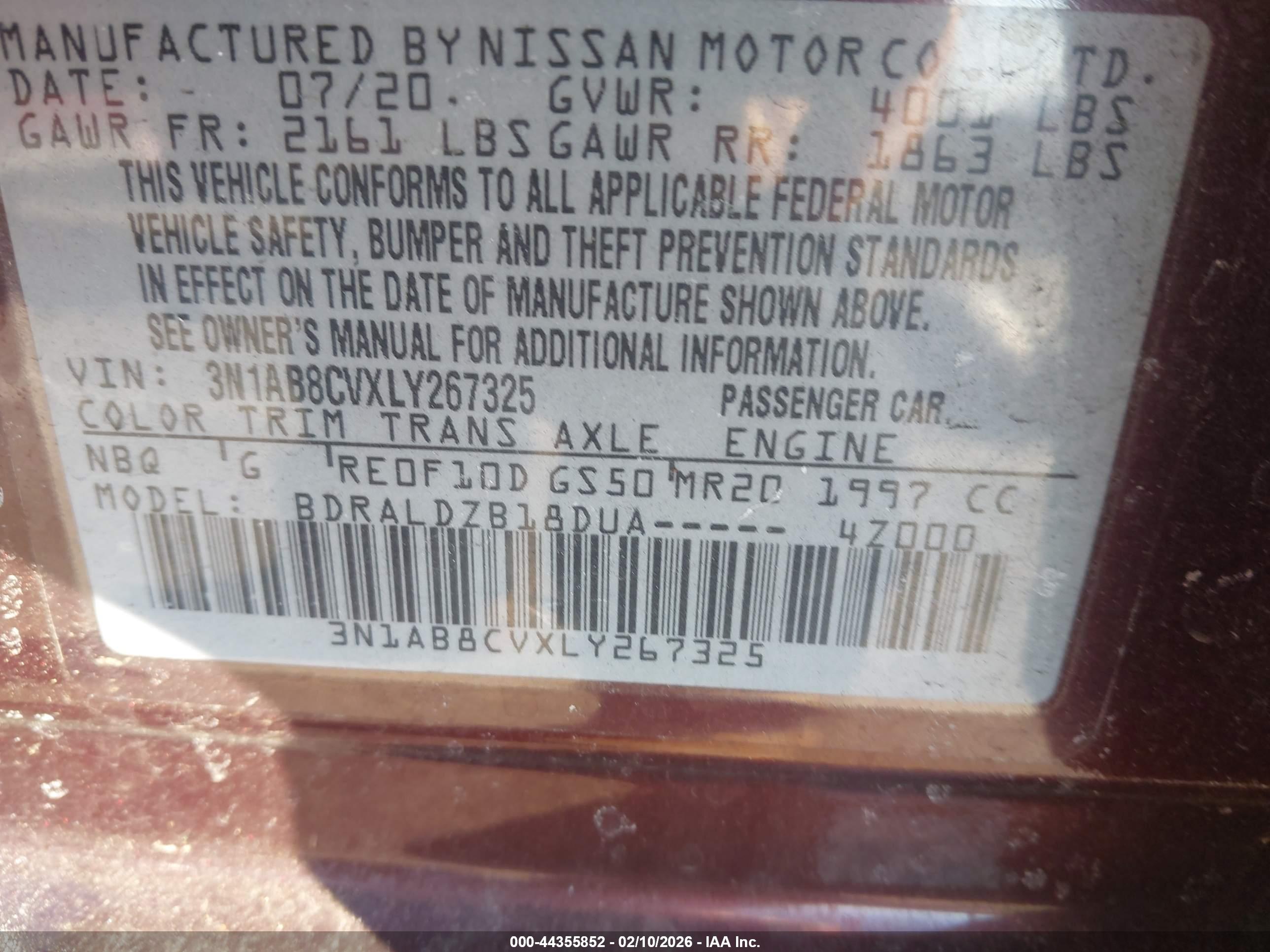 NISSAN SENTRA image 9