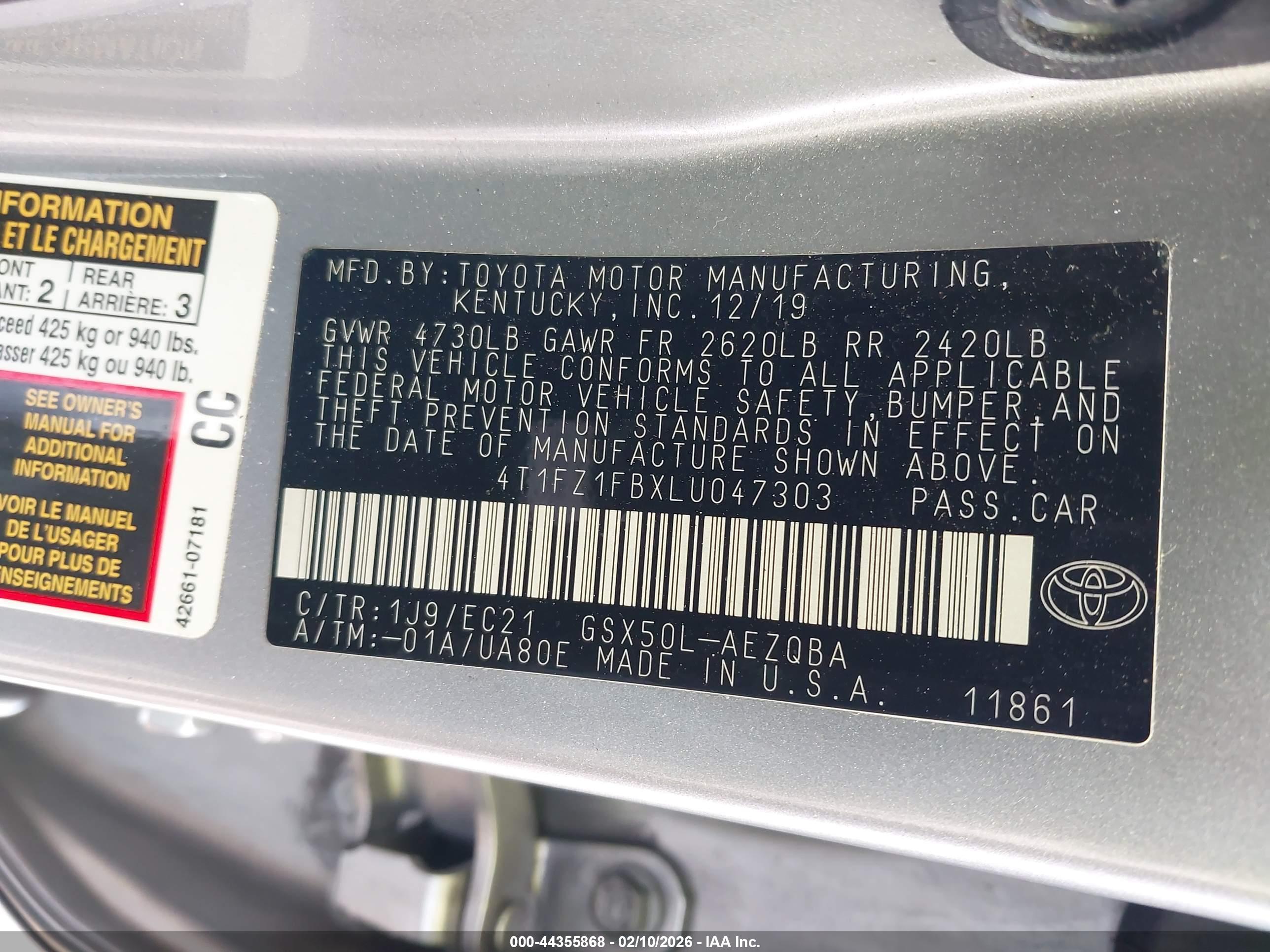 TOYOTA AVALON image 9