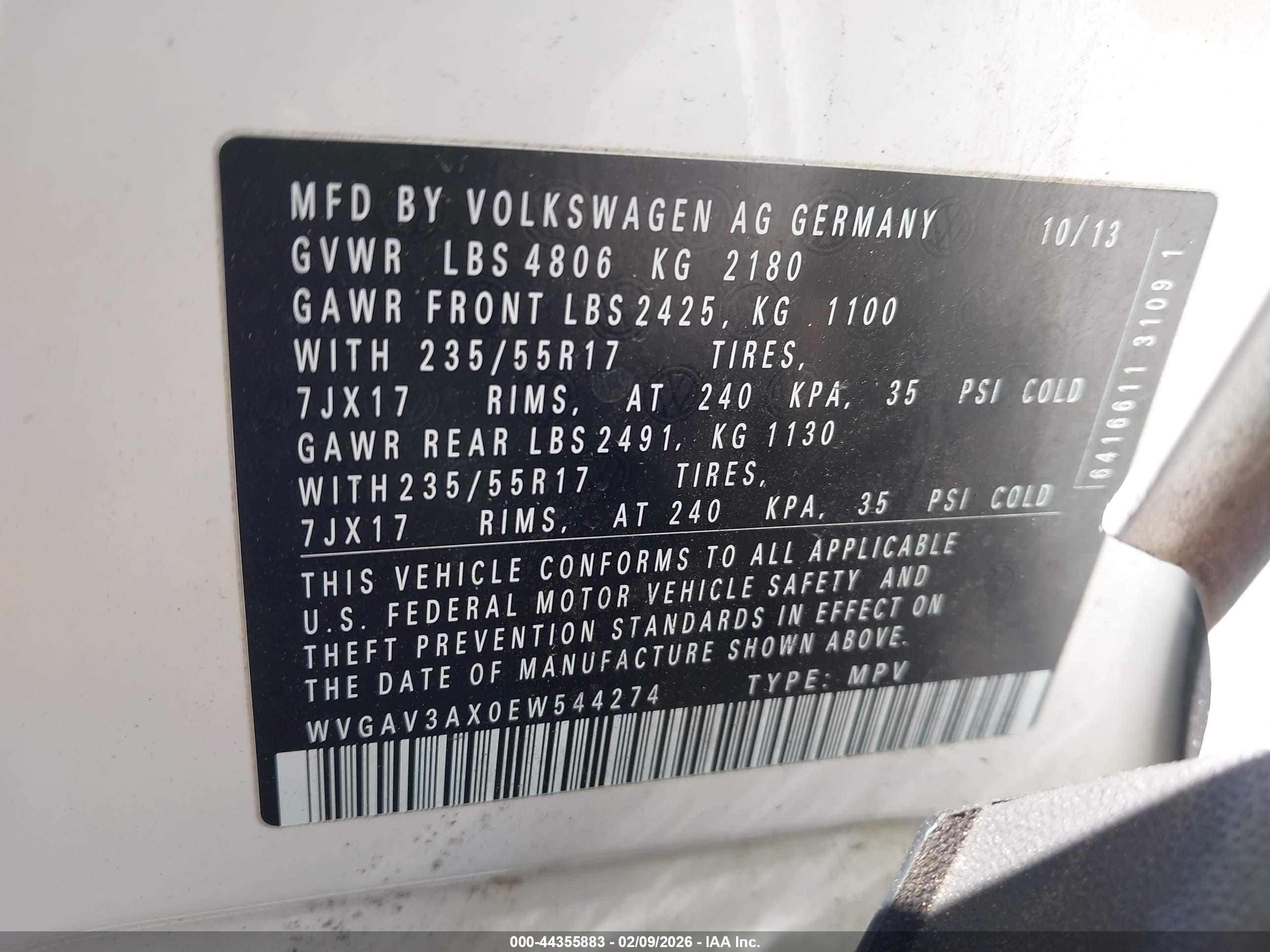VOLKSWAGEN TIGUAN image 9
