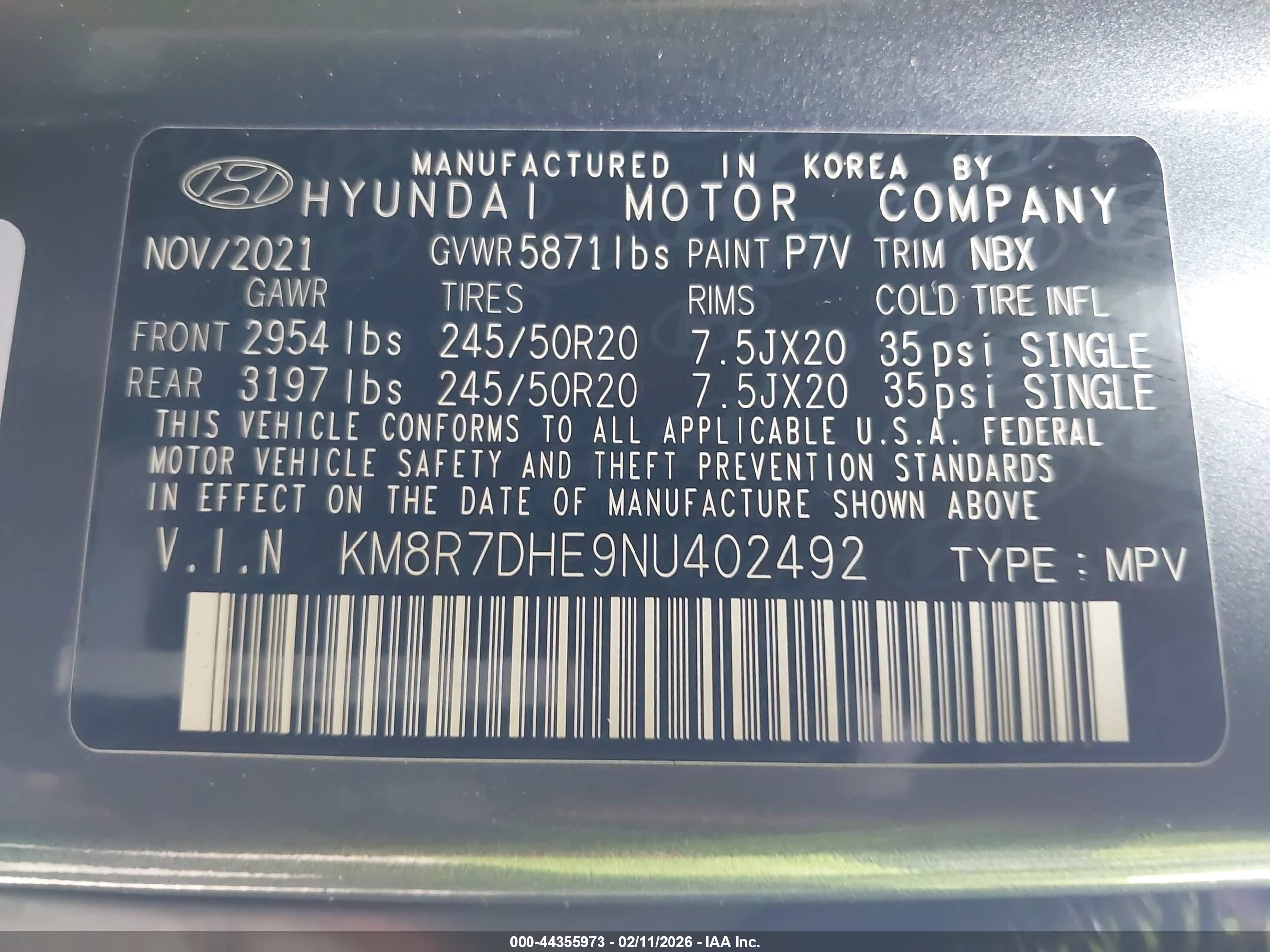 HYUNDAI PALISADE image 9