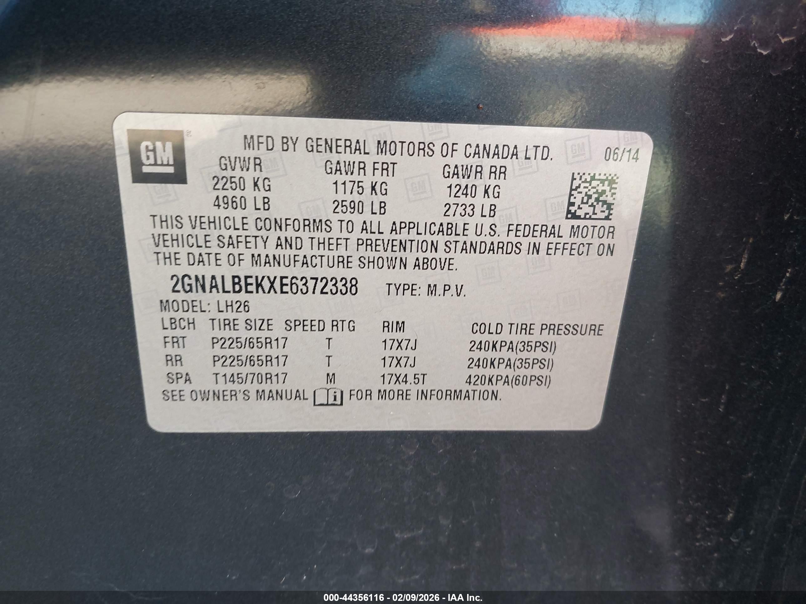 CHEVROLET EQUINOX image 9
