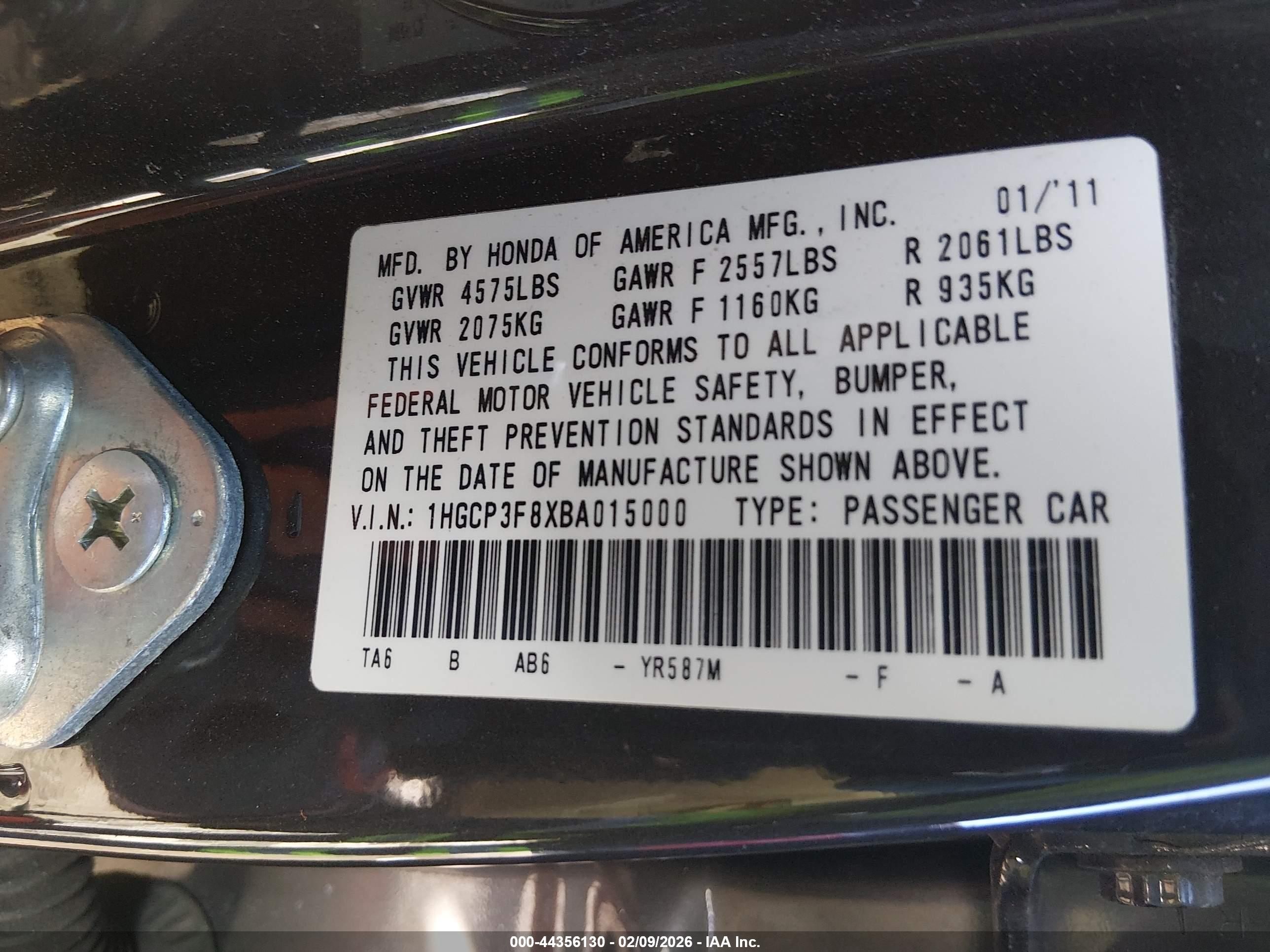 HONDA ACCORD image 9