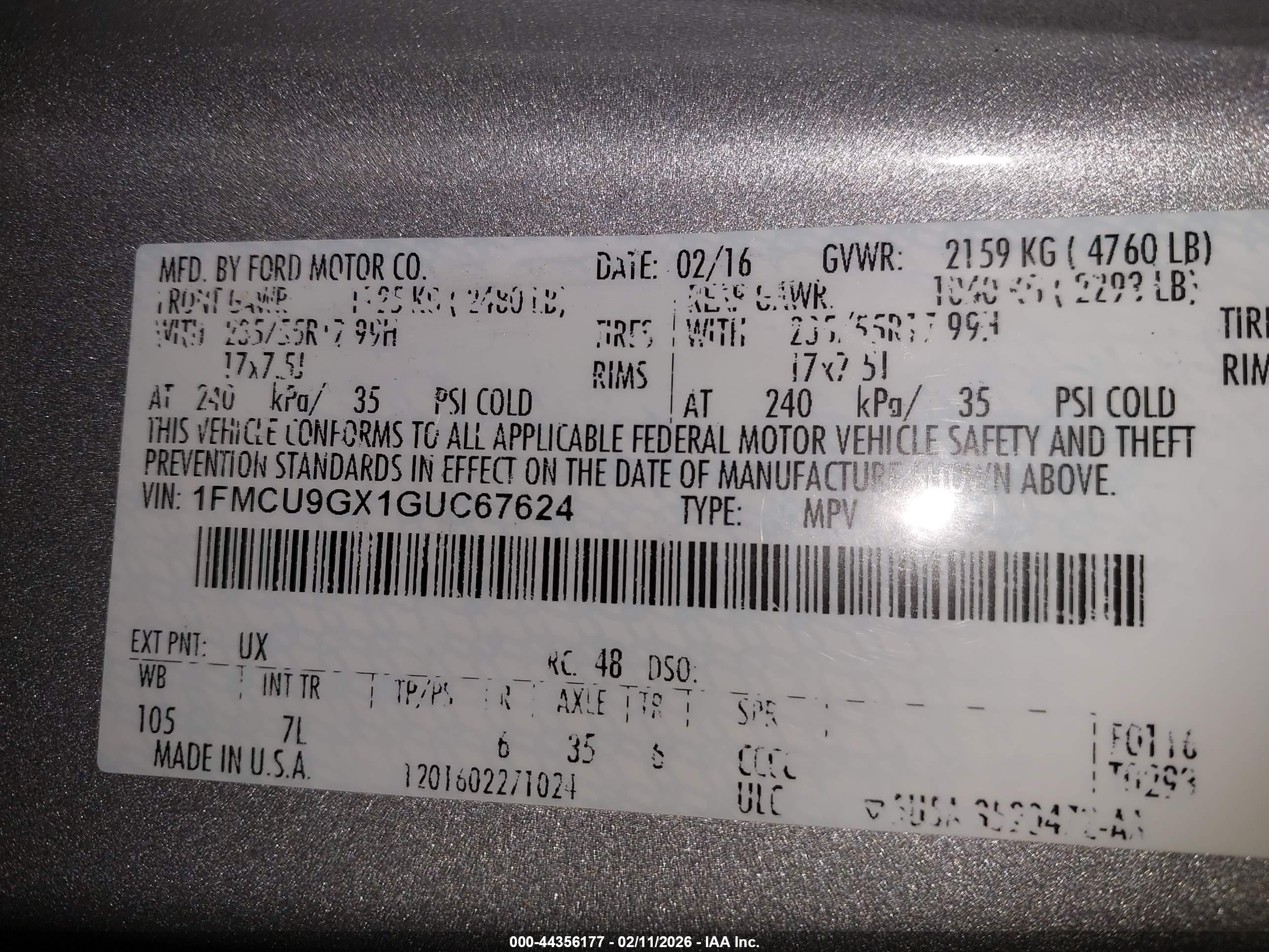 FORD ESCAPE image 9