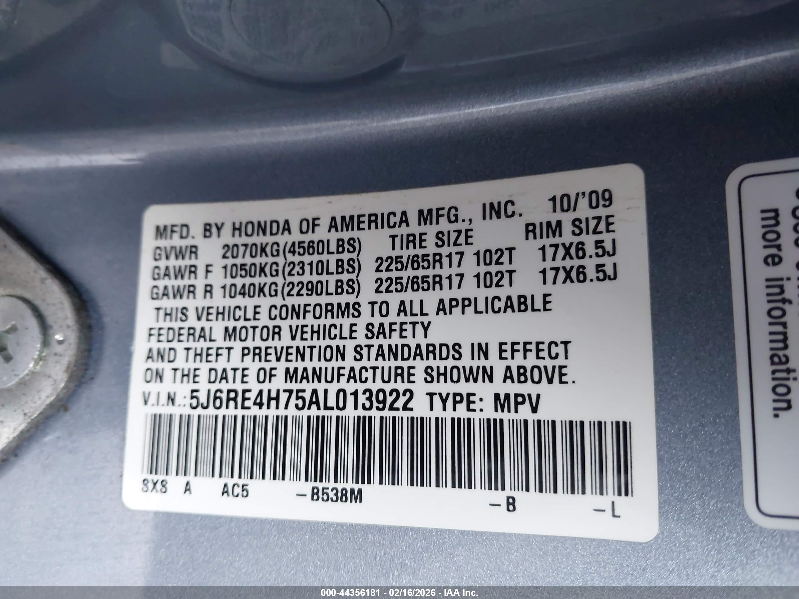HONDA CR-V image 9