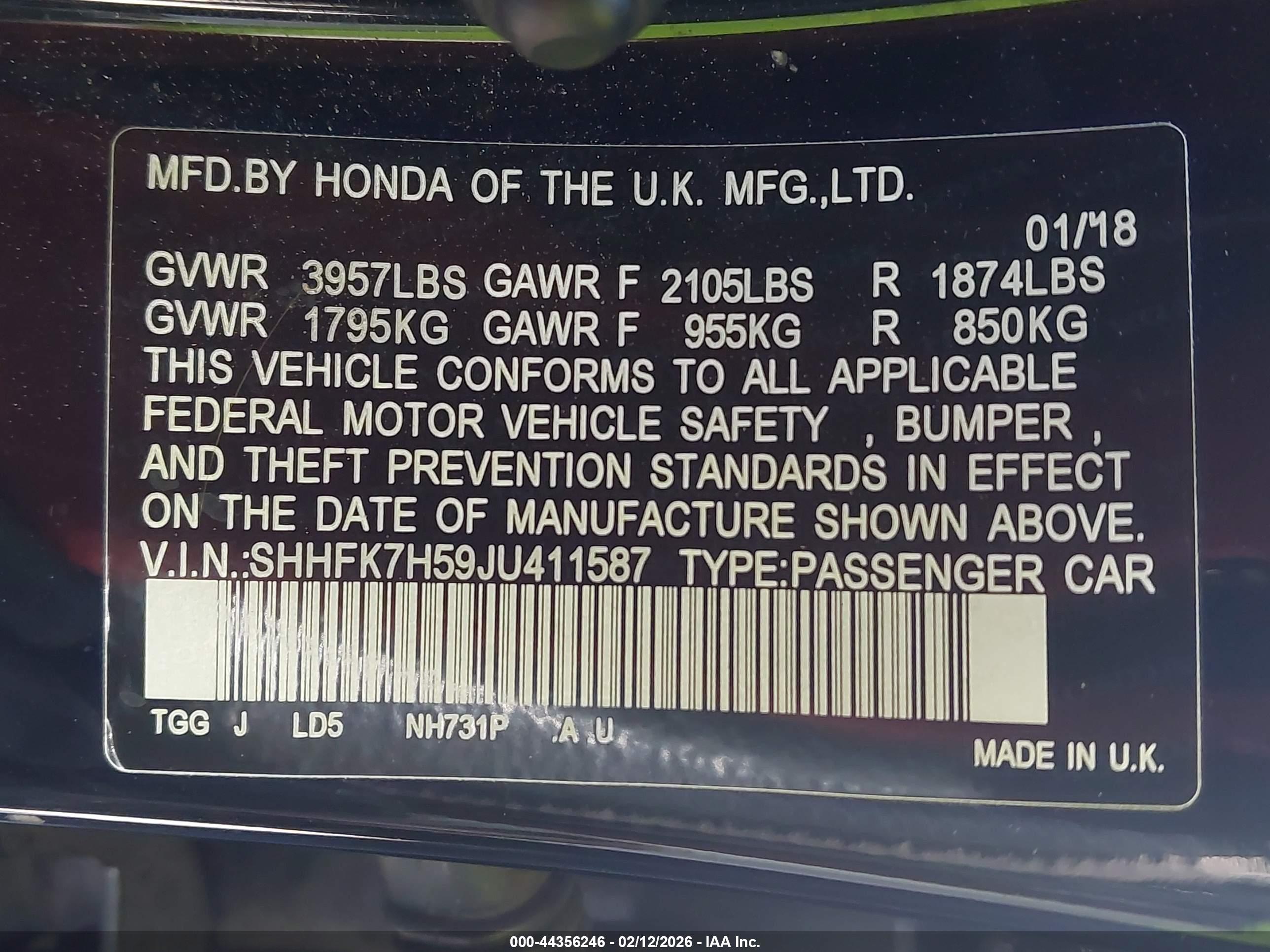 HONDA CIVIC image 9