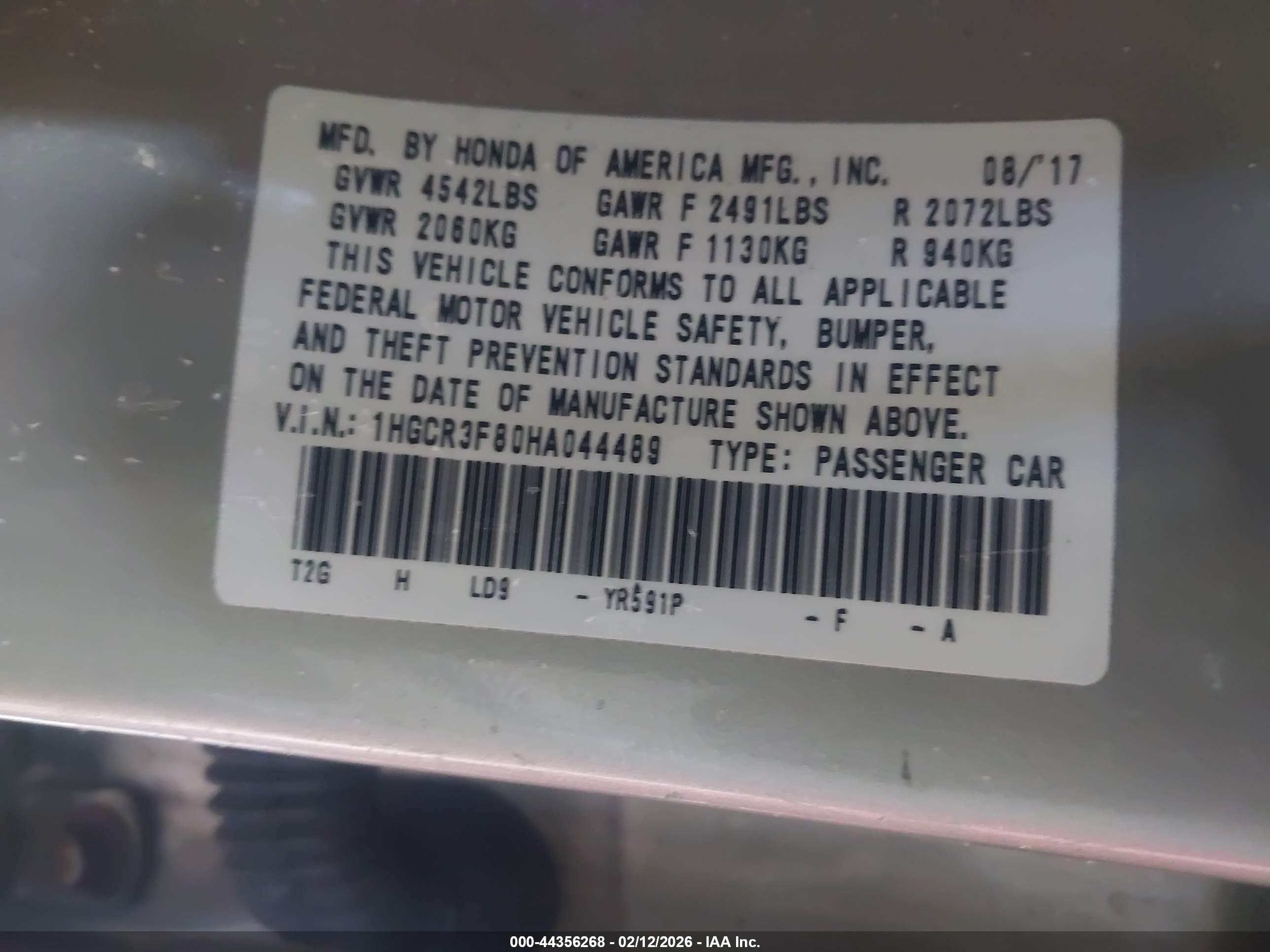 HONDA ACCORD image 9
