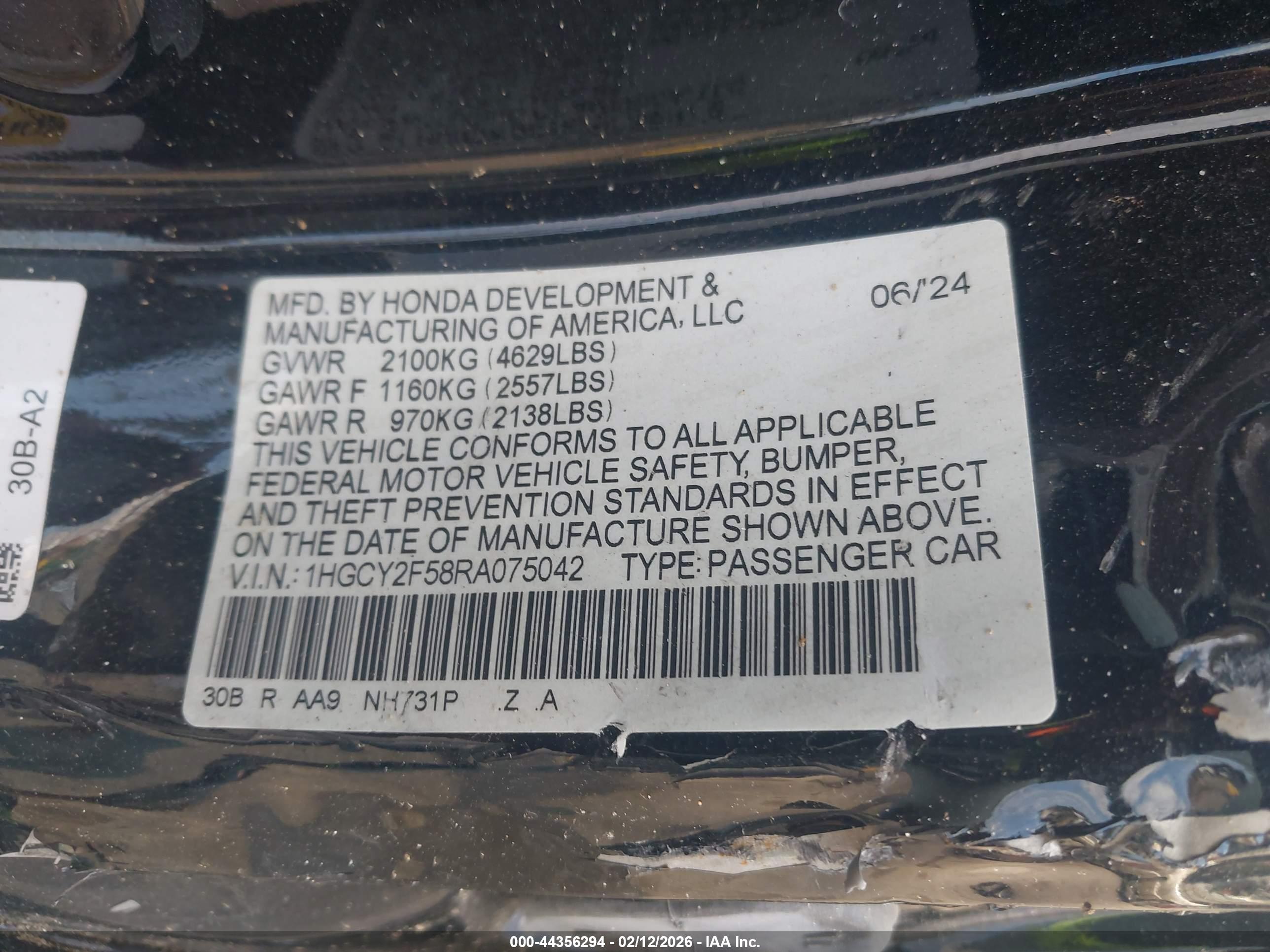 HONDA ACCORD image 9