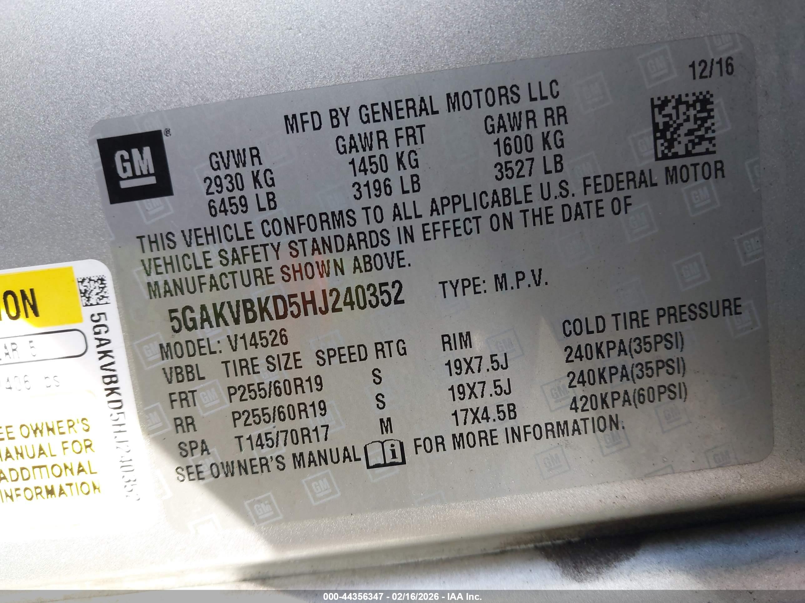 BUICK ENCLAVE image 9