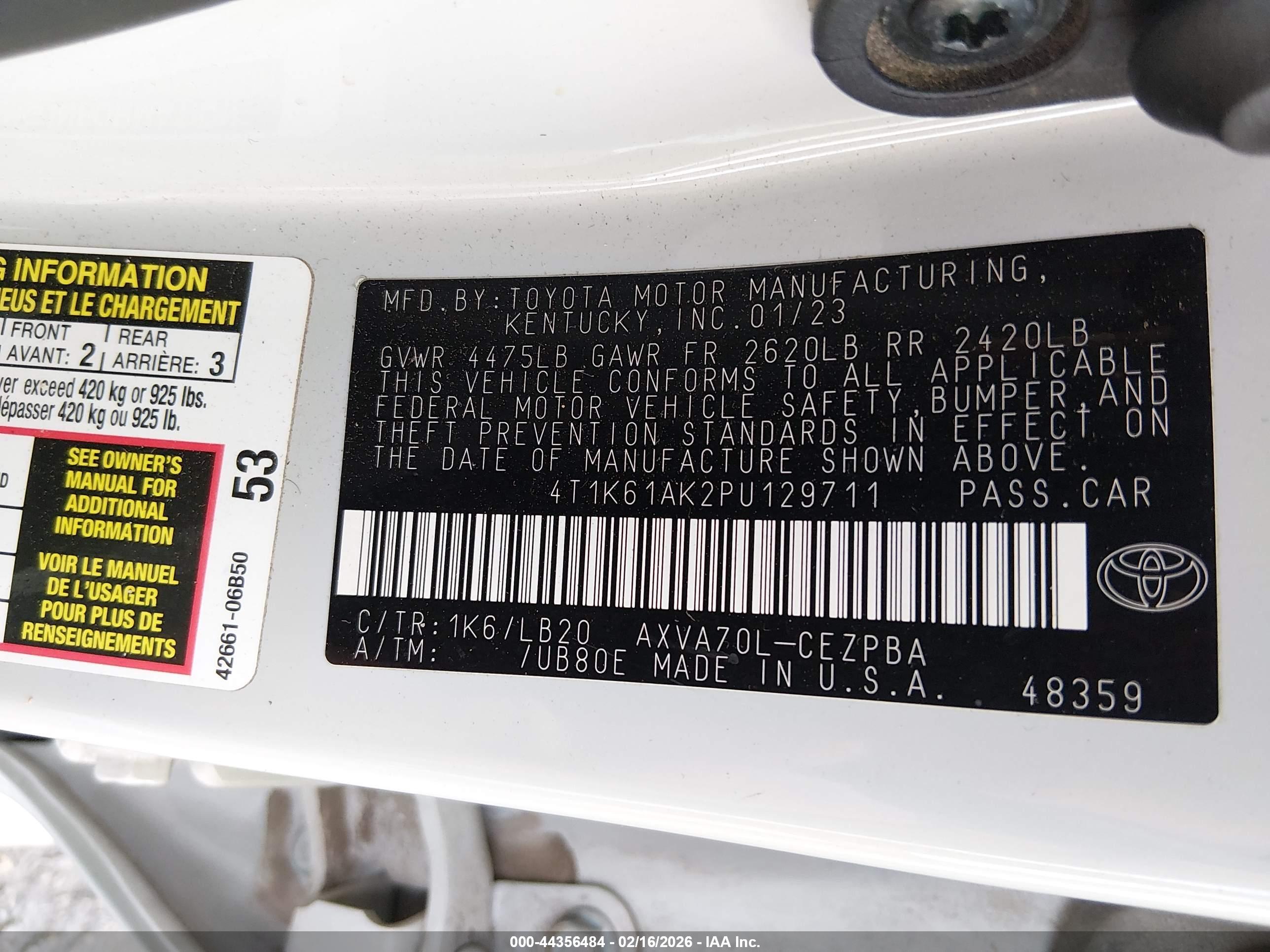 TOYOTA CAMRY image 9