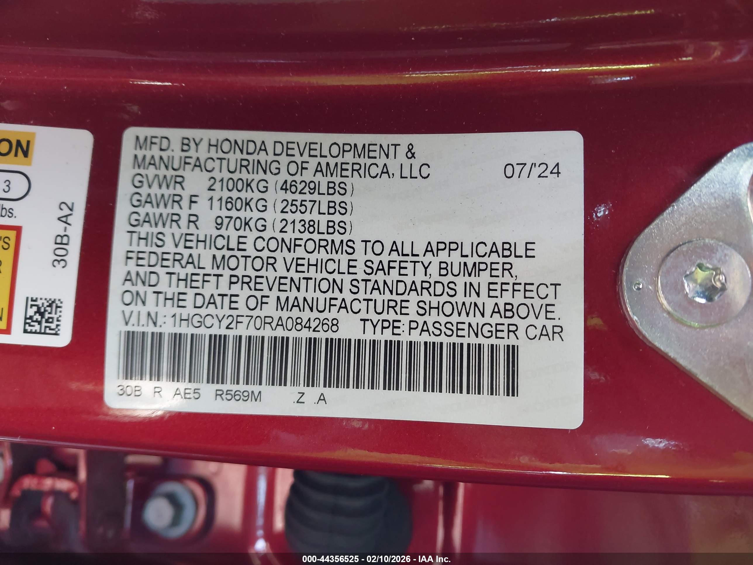 HONDA ACCORD image 9