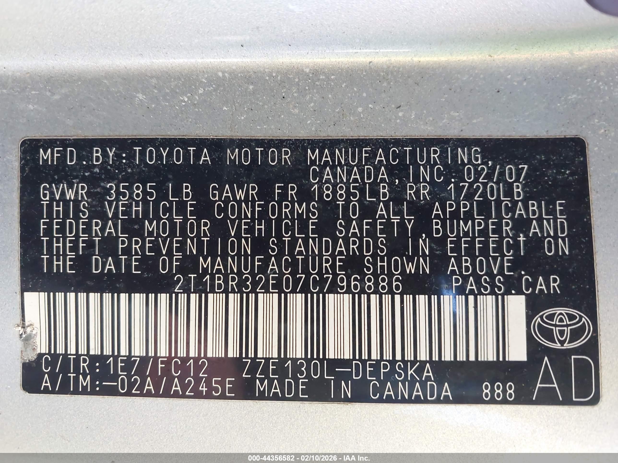 TOYOTA COROLLA image 9