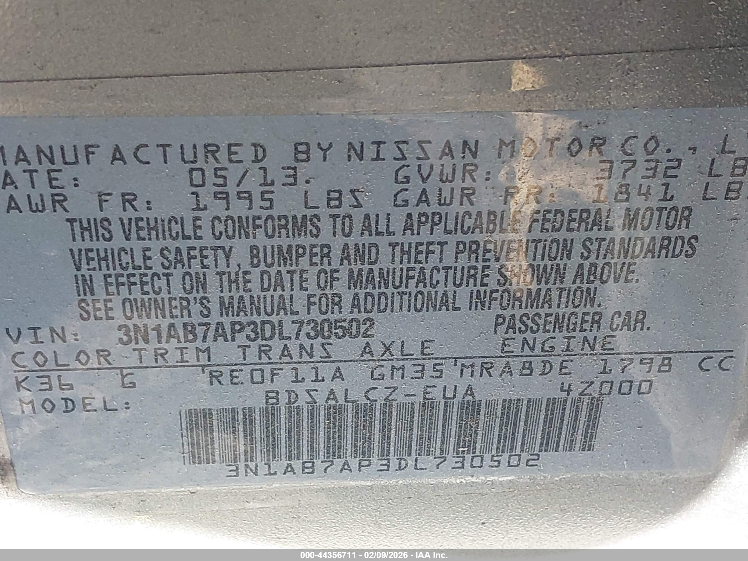 NISSAN SENTRA image 9