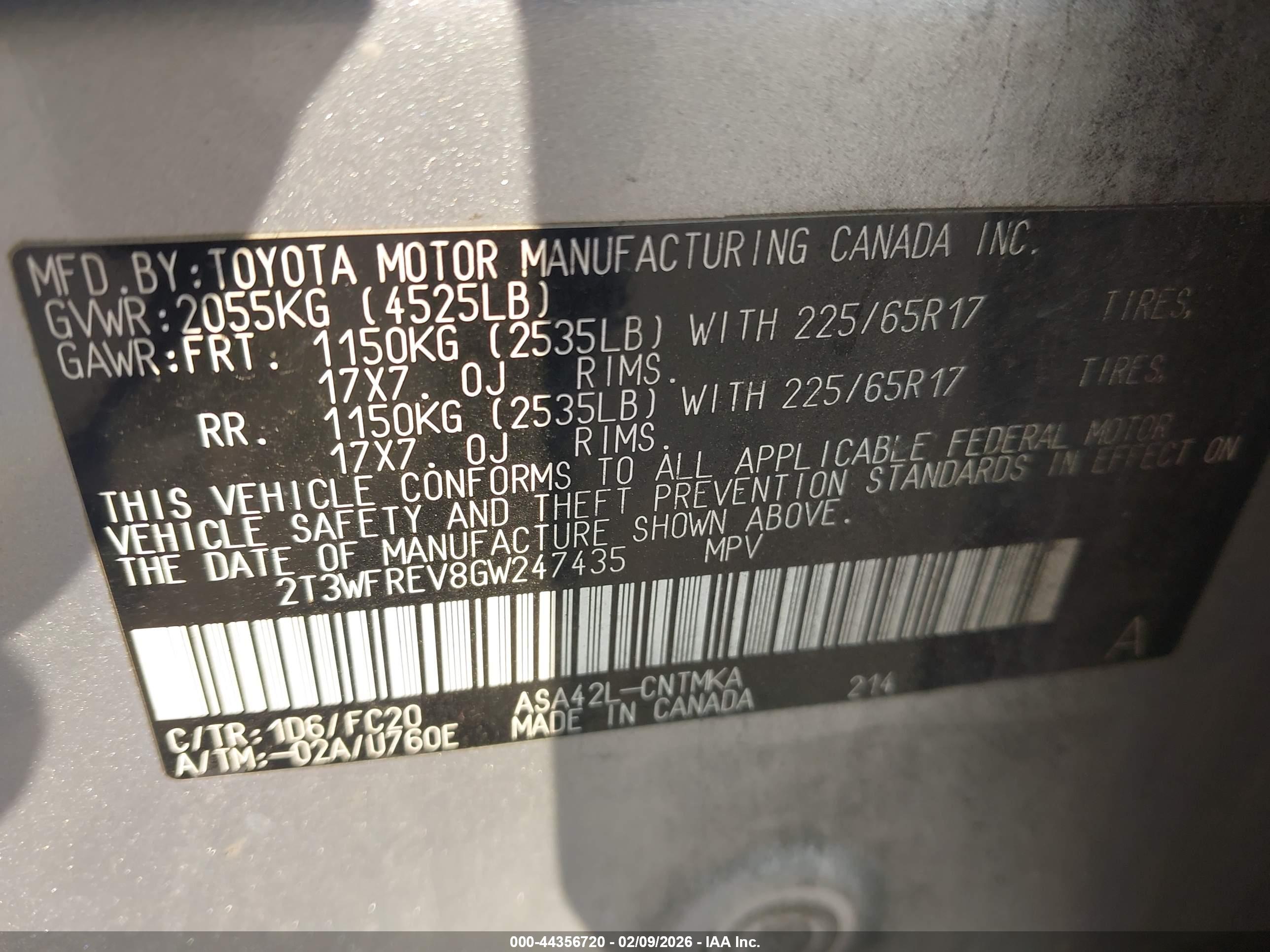 TOYOTA RAV4 image 9