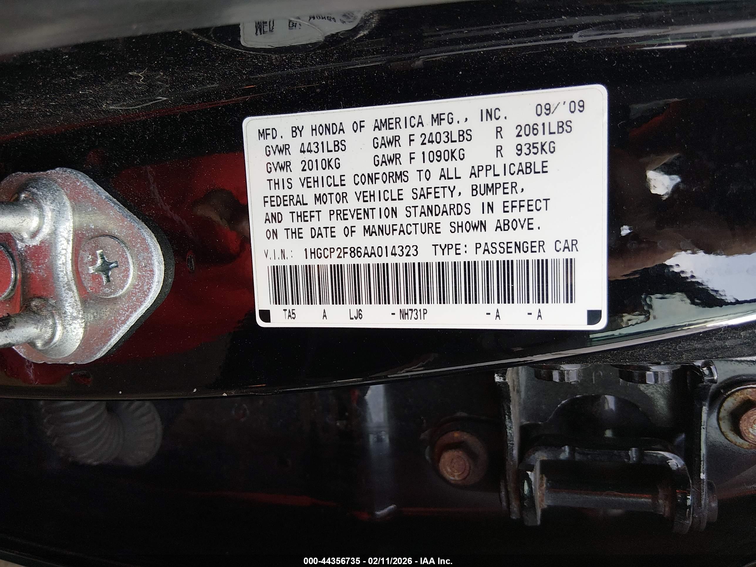 HONDA ACCORD image 9