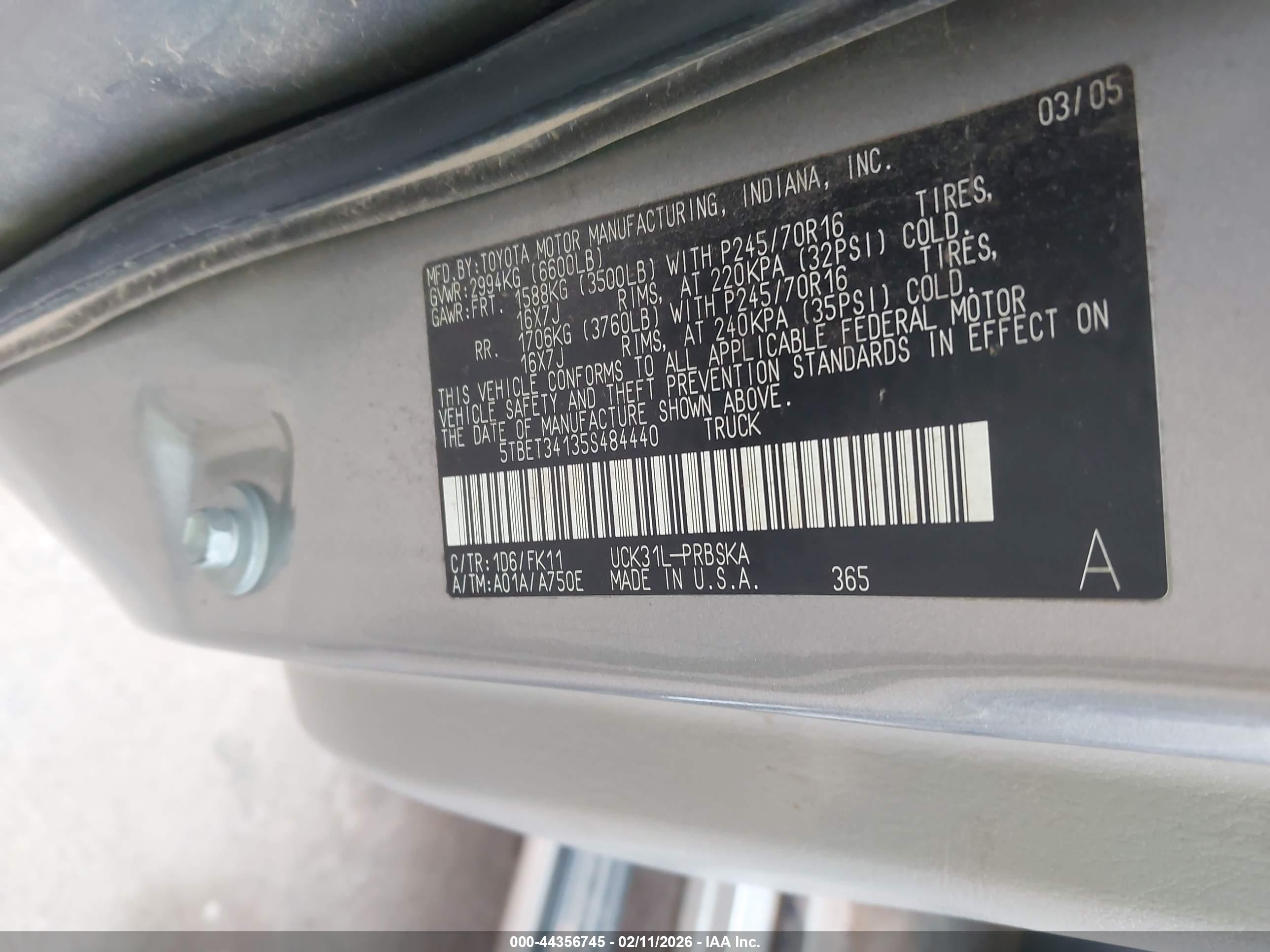 TOYOTA TUNDRA image 9
