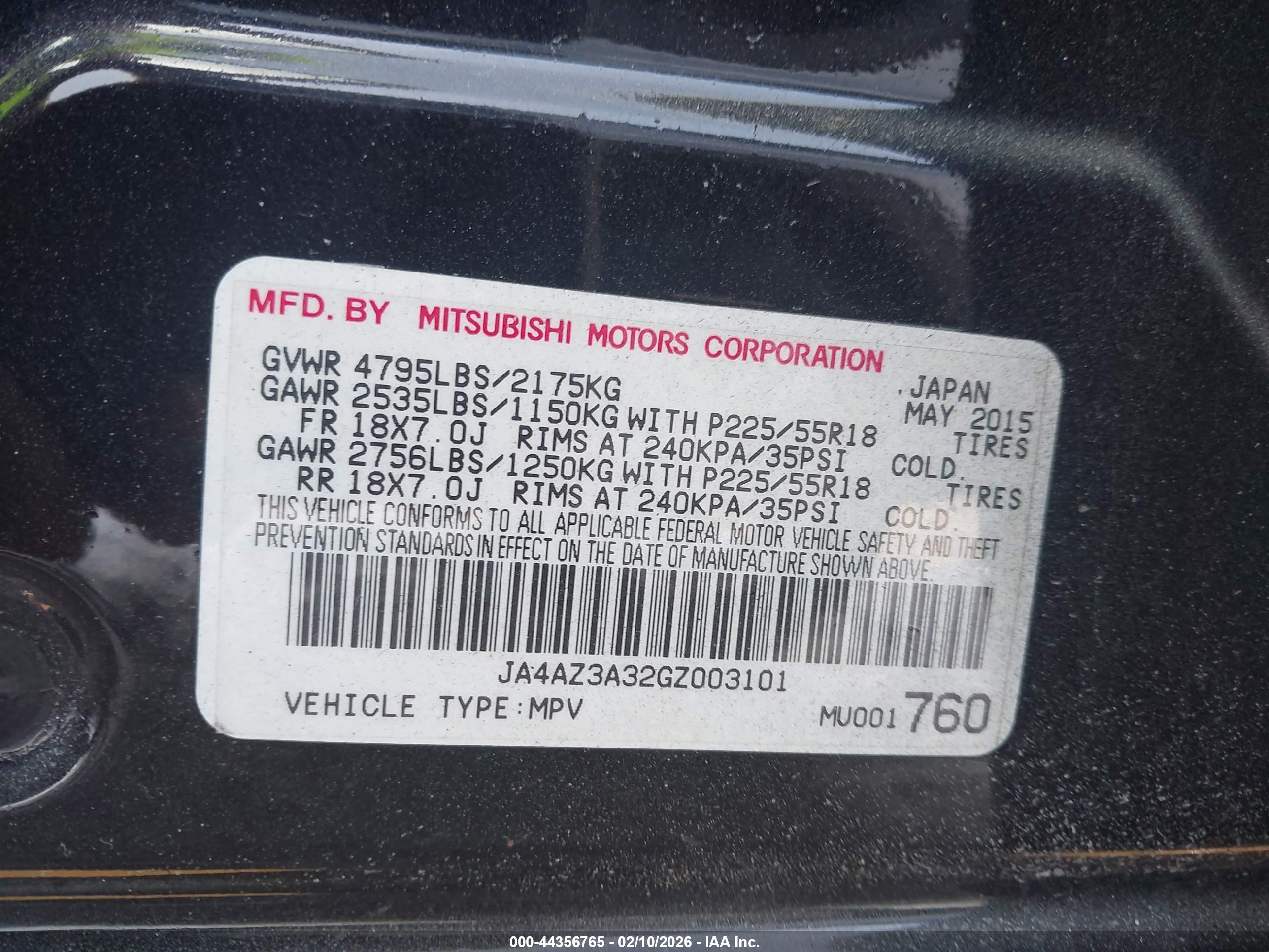 MITSUBISHI OUTLANDER image 9