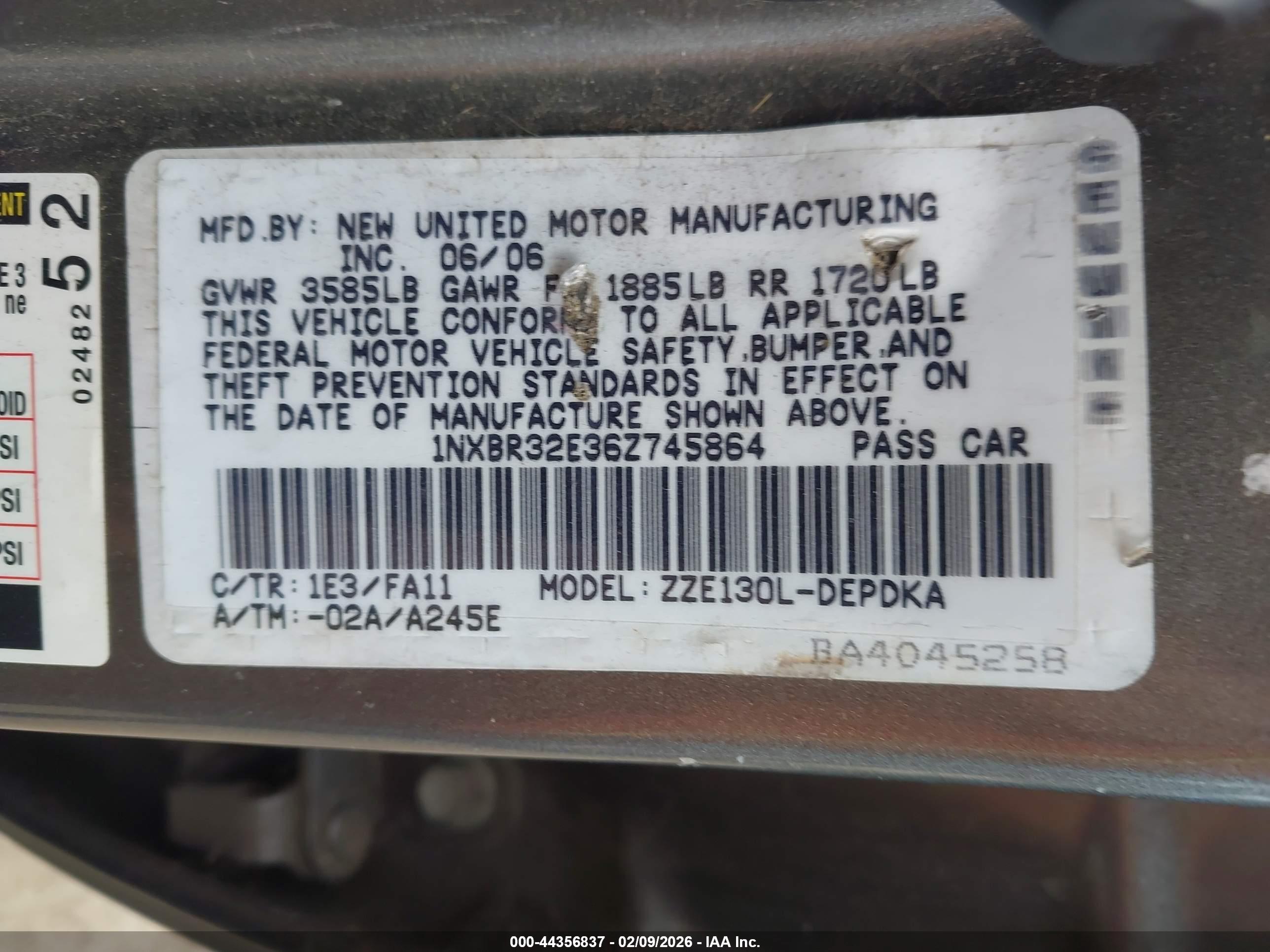 TOYOTA COROLLA image 9