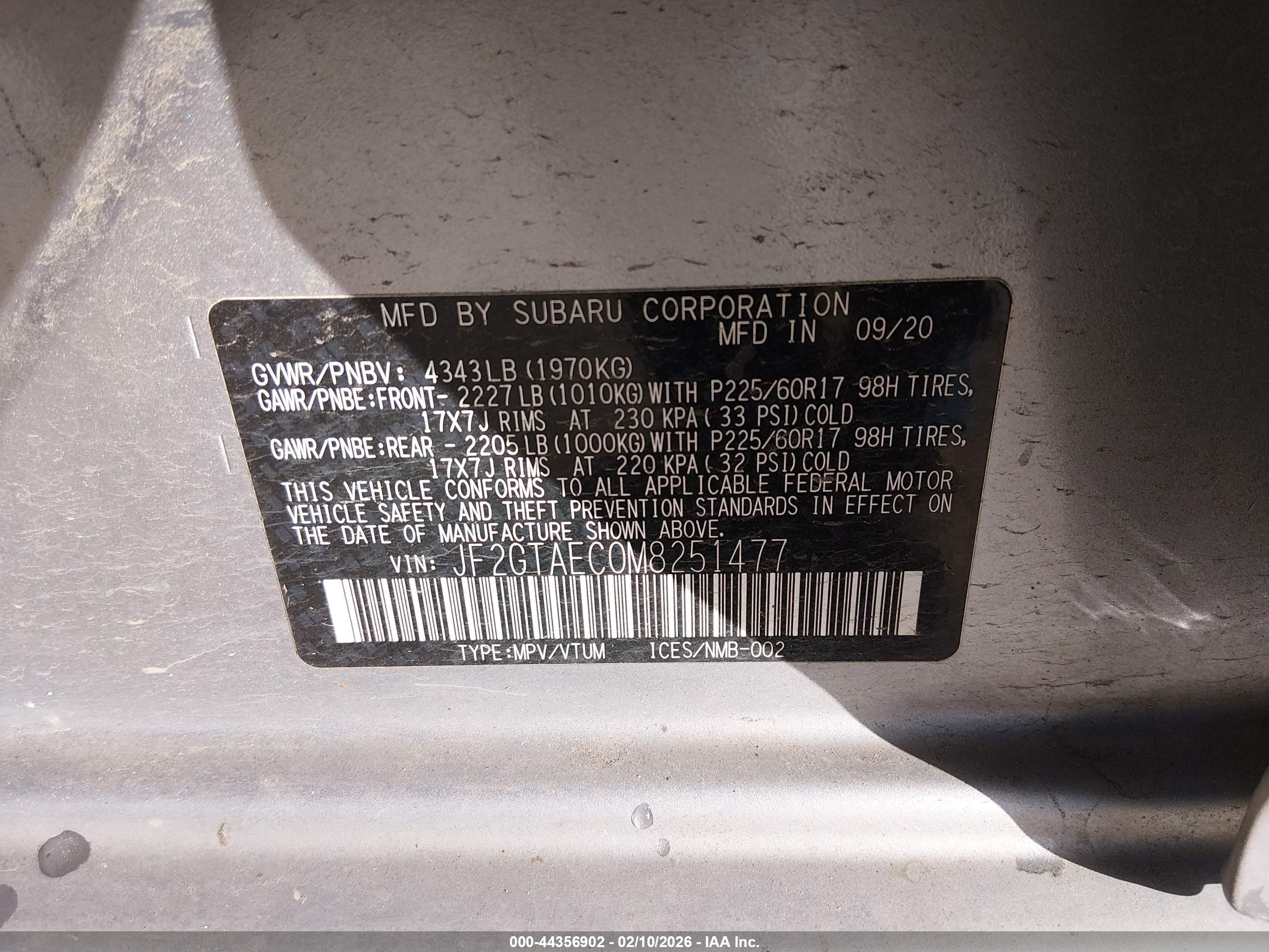 SUBARU CROSSTREK image 9