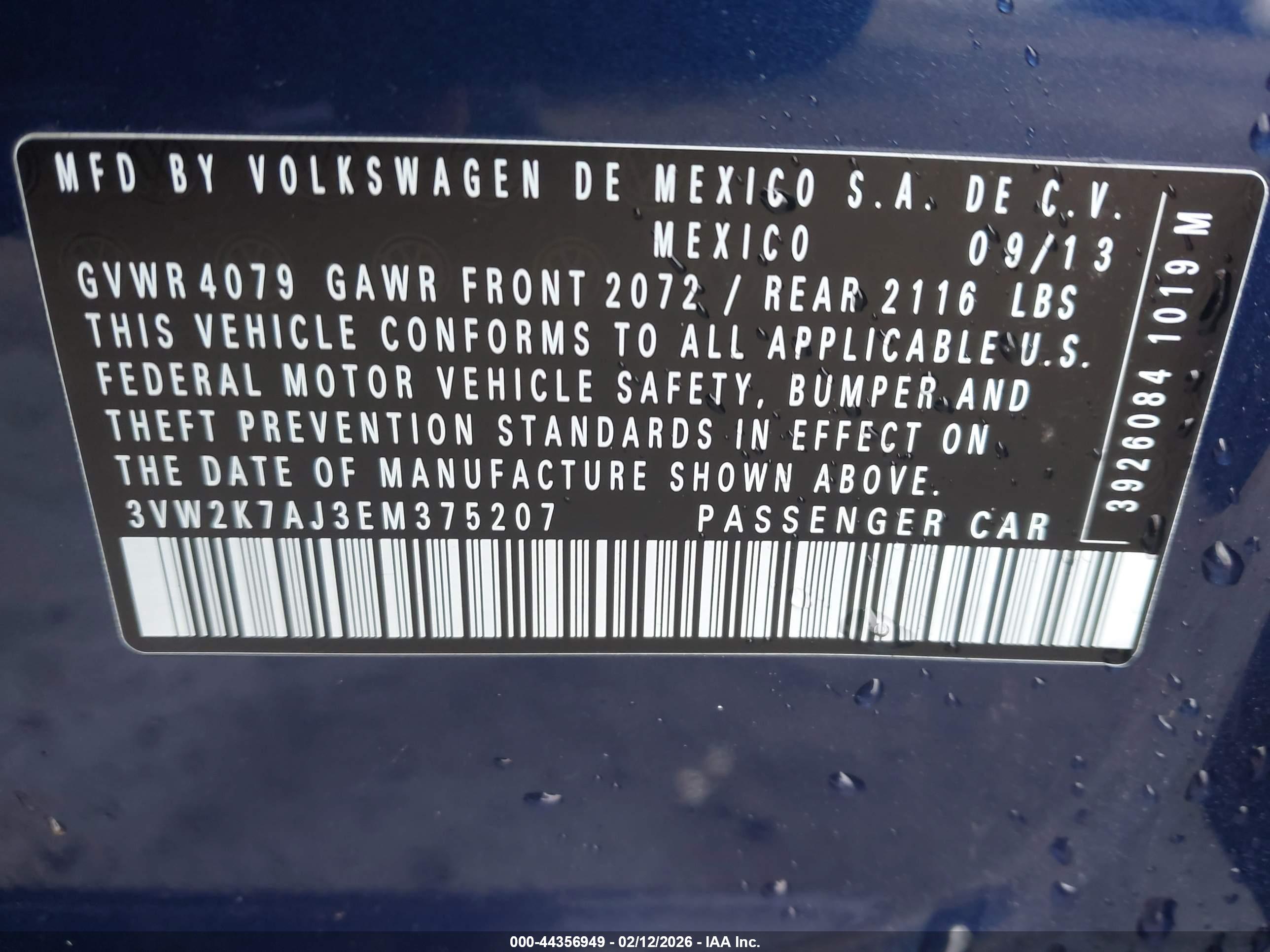 VOLKSWAGEN JETTA image 9