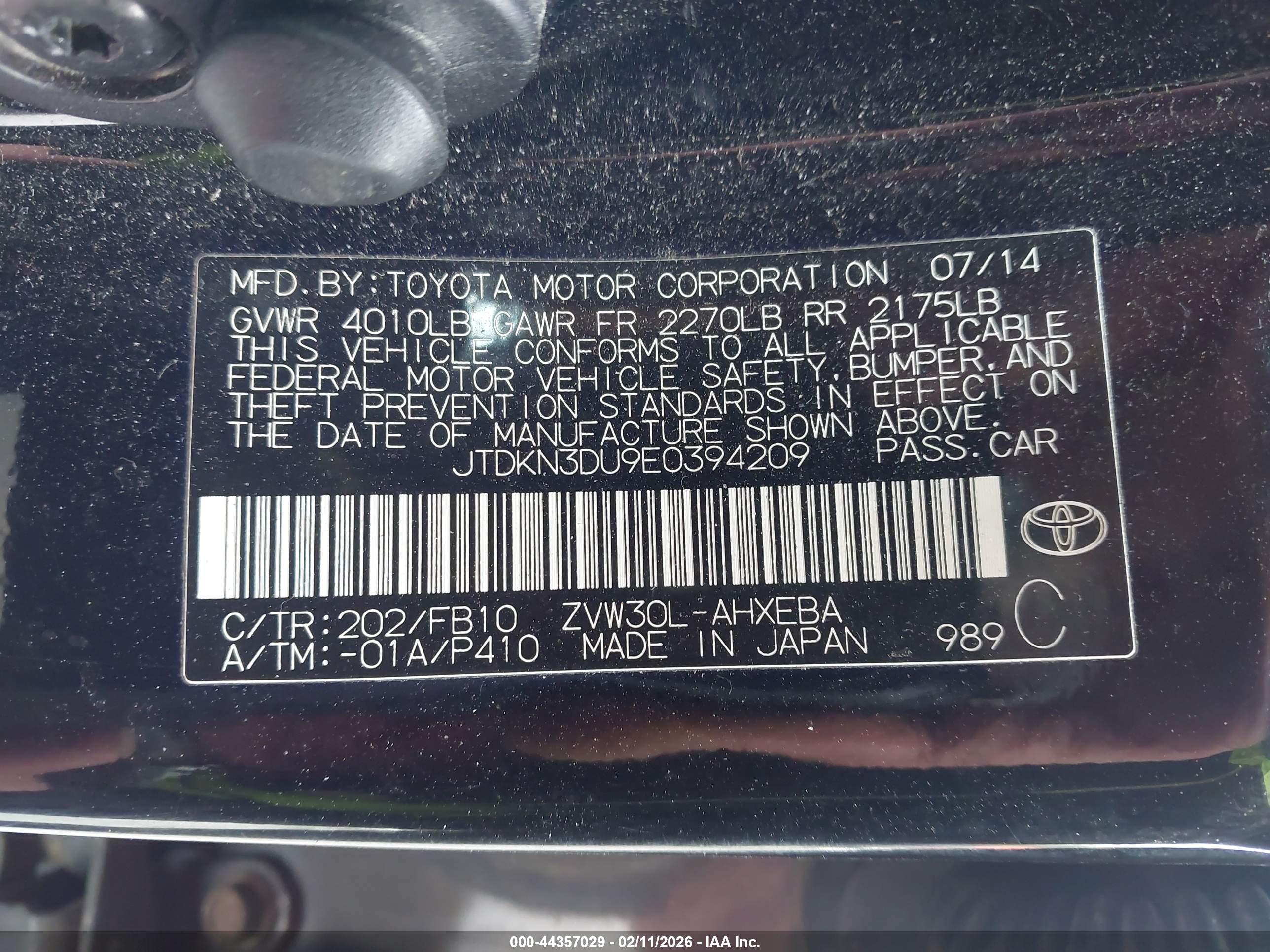 TOYOTA PRIUS image 9
