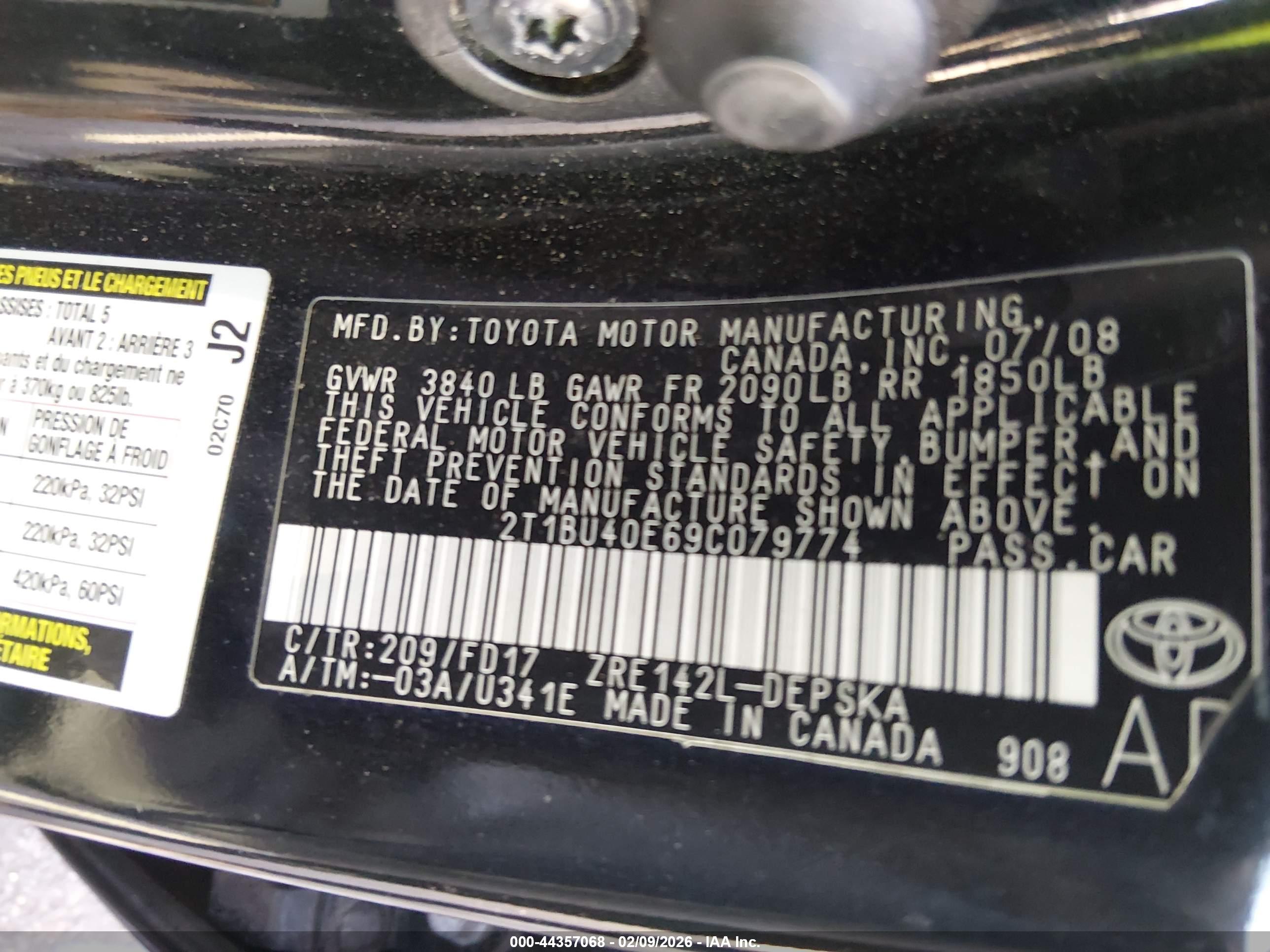 TOYOTA COROLLA image 9