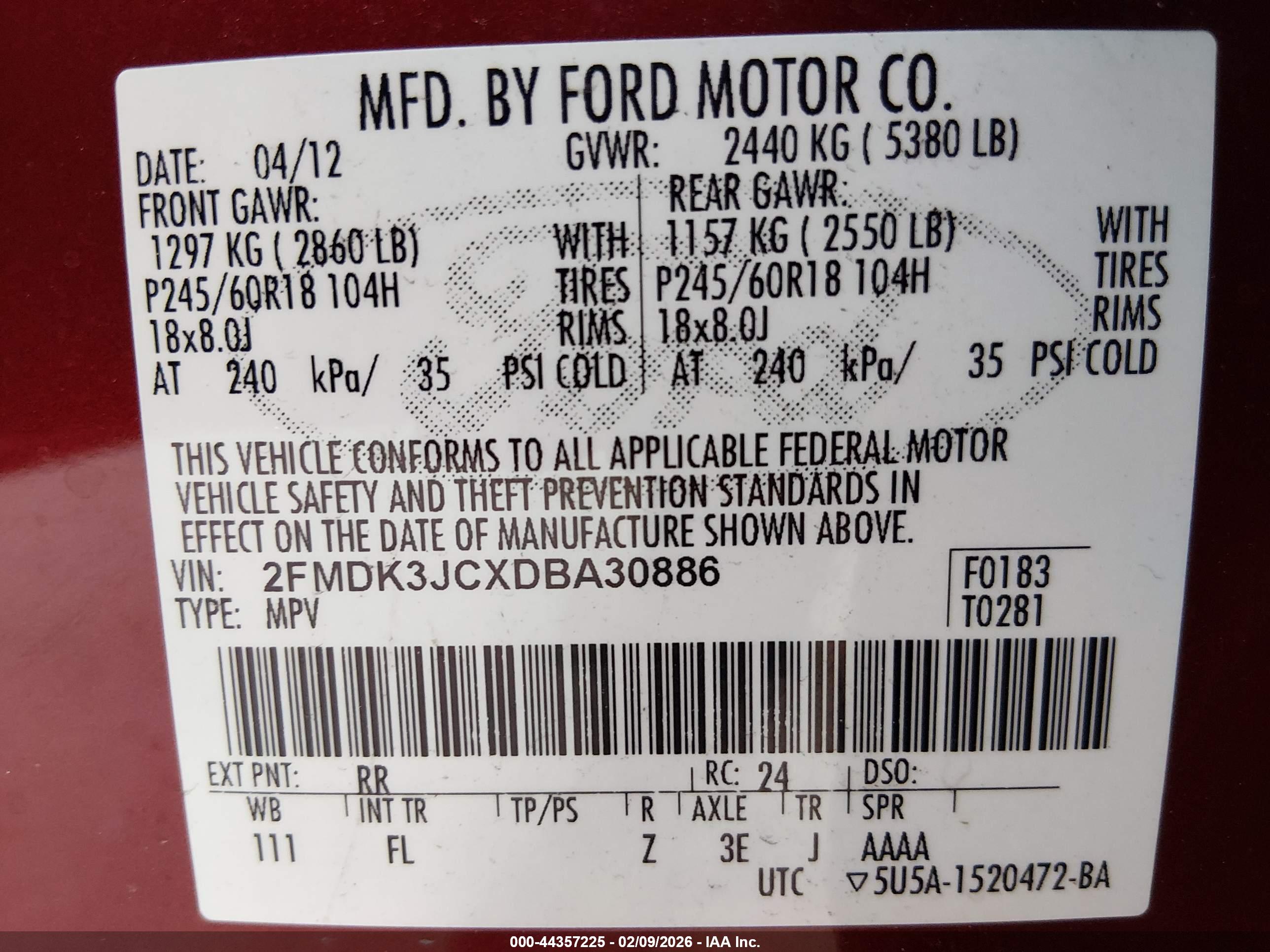 FORD EDGE image 9