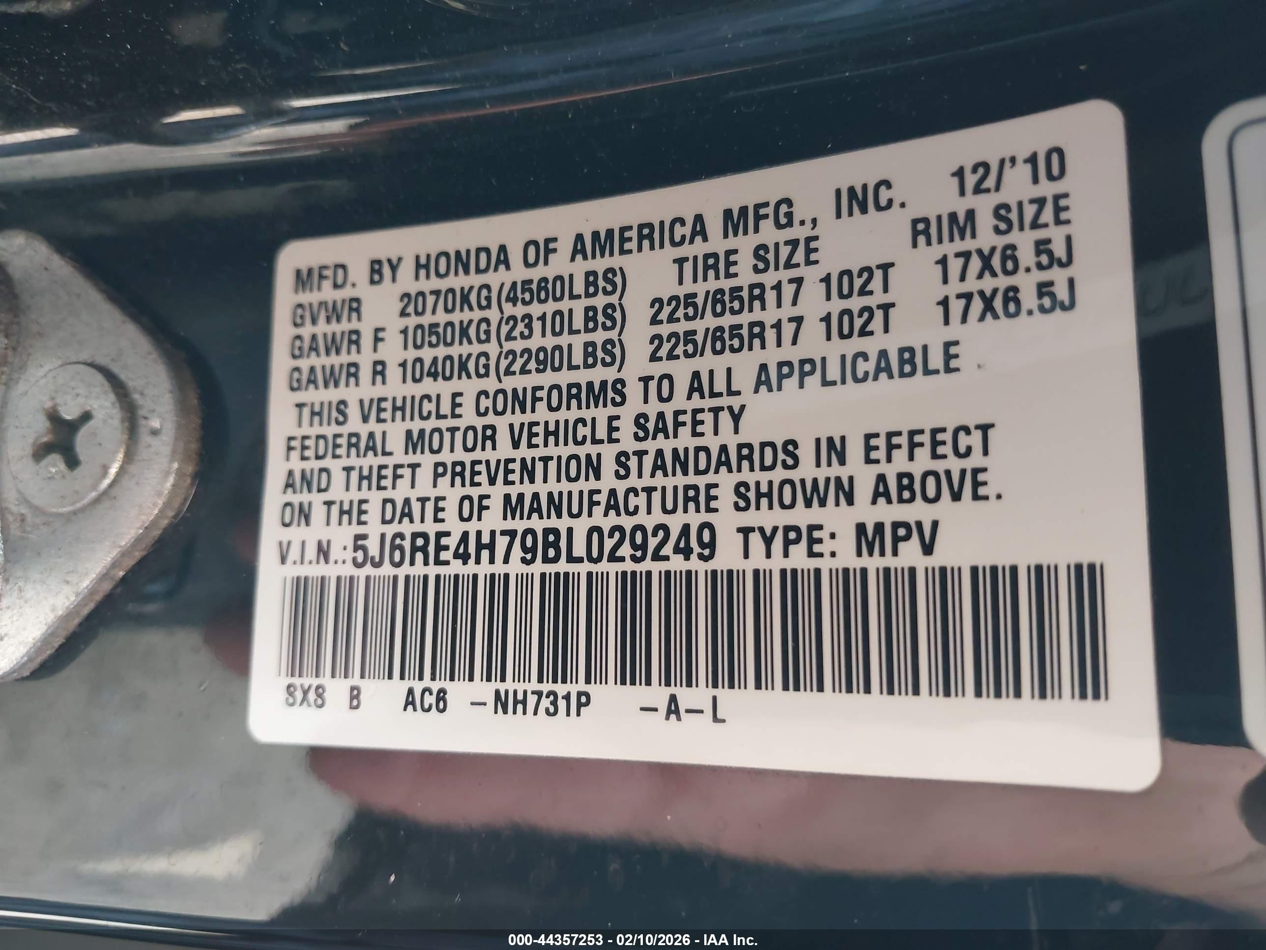 HONDA CR-V image 9