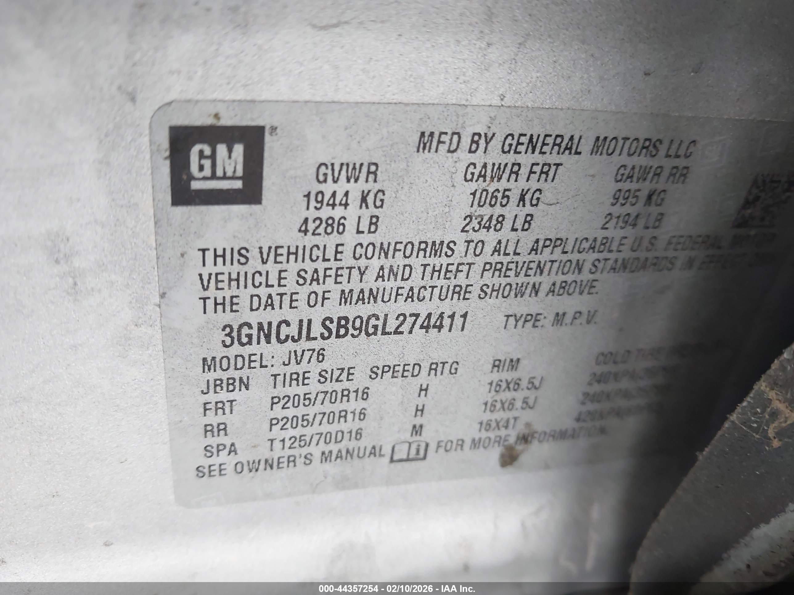 CHEVROLET TRAX image 9