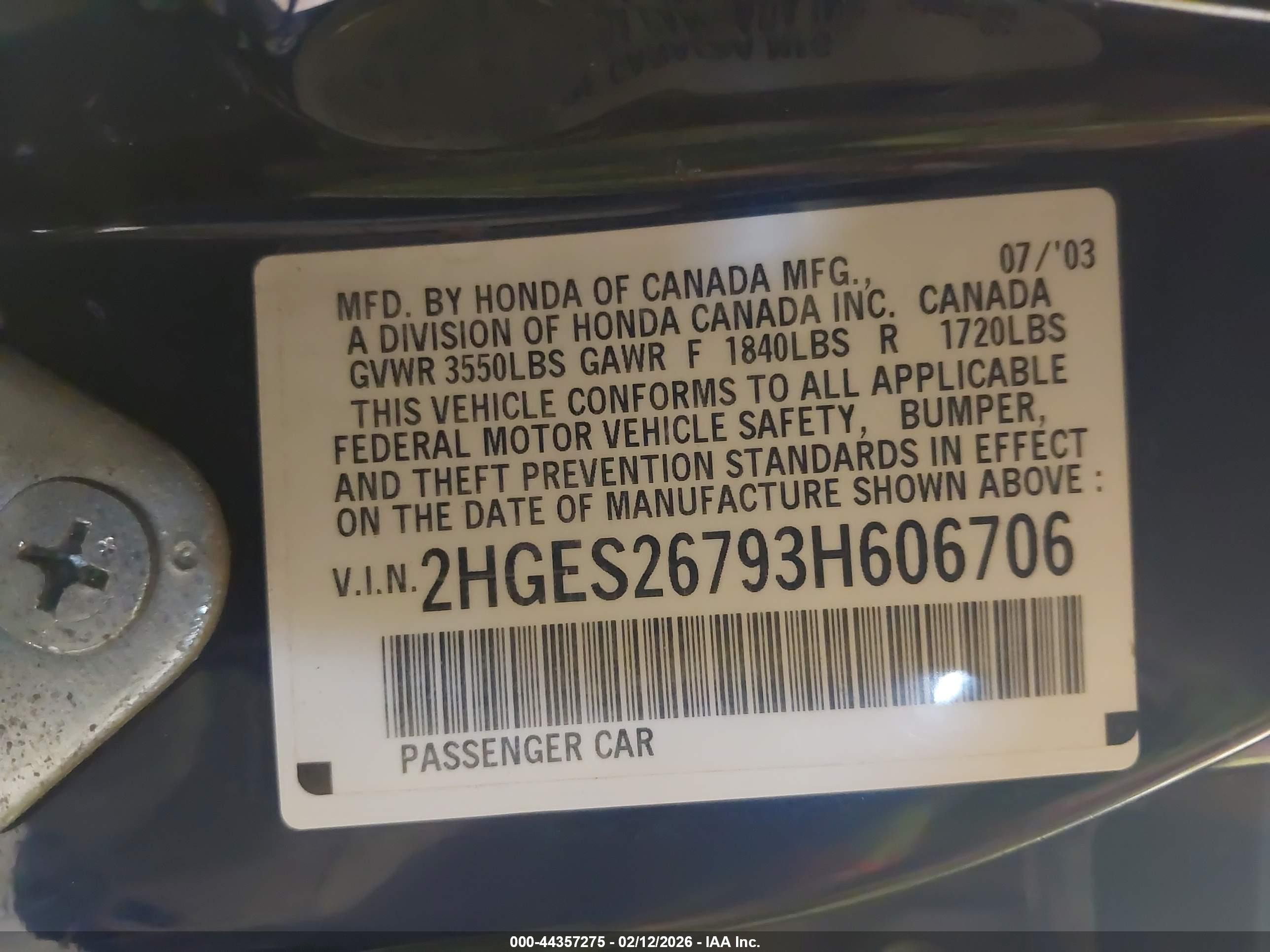 HONDA CIVIC image 9