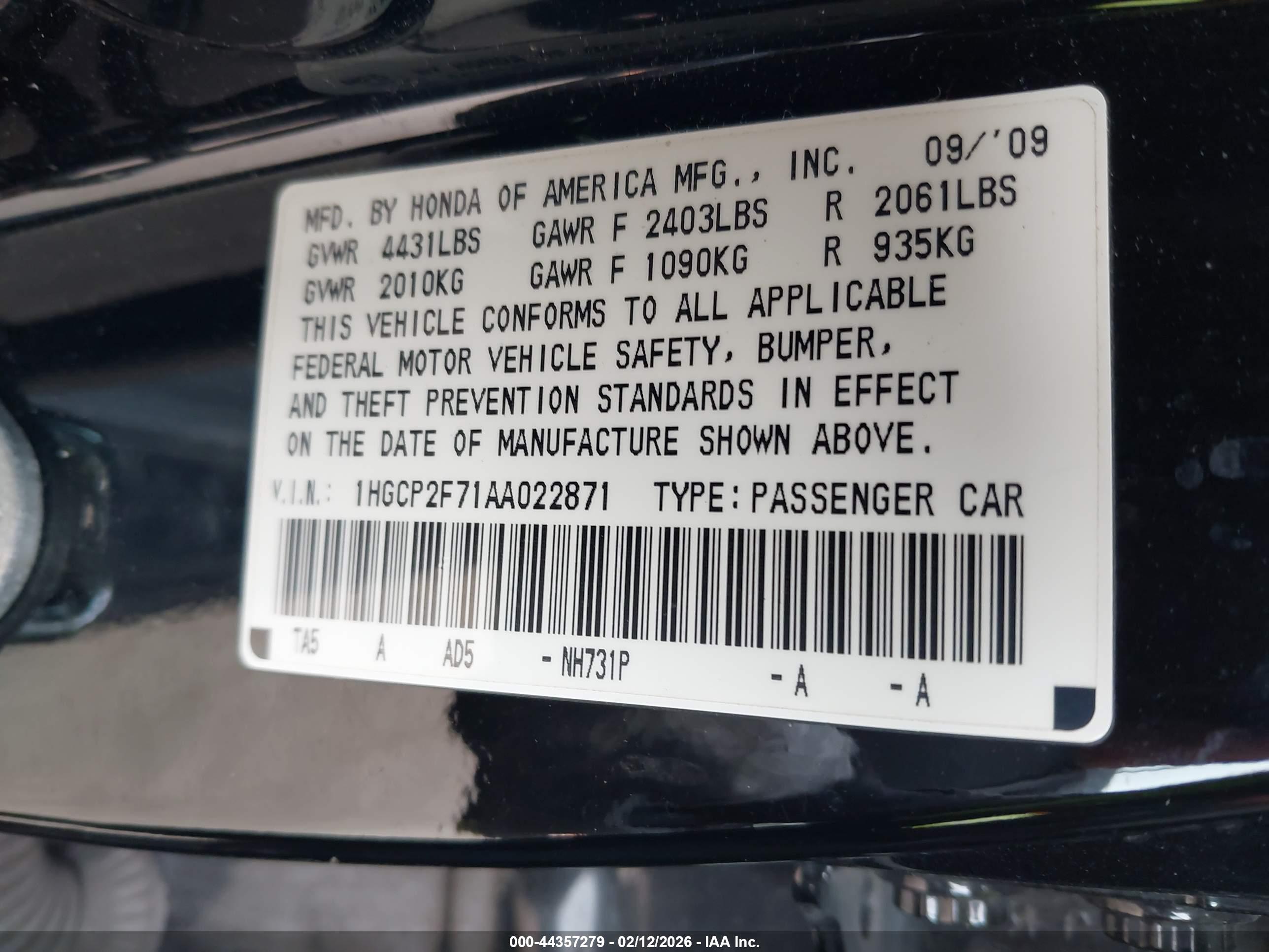 HONDA ACCORD image 9