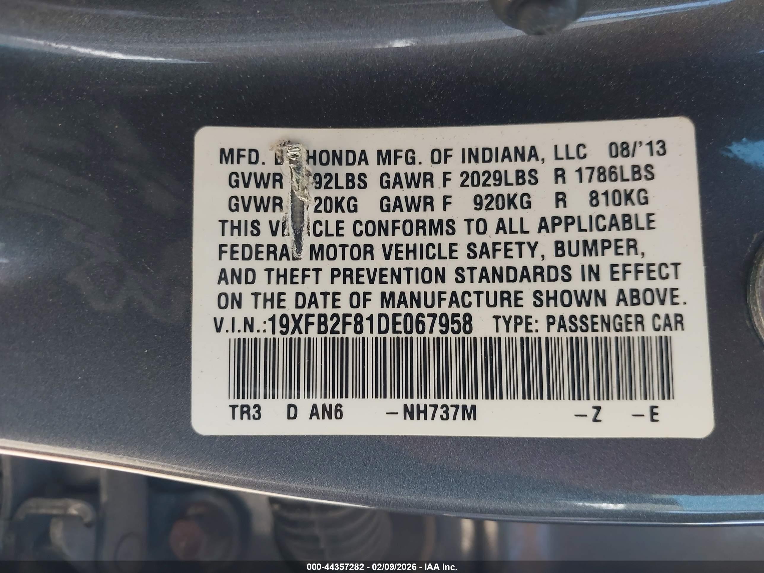 HONDA CIVIC image 9