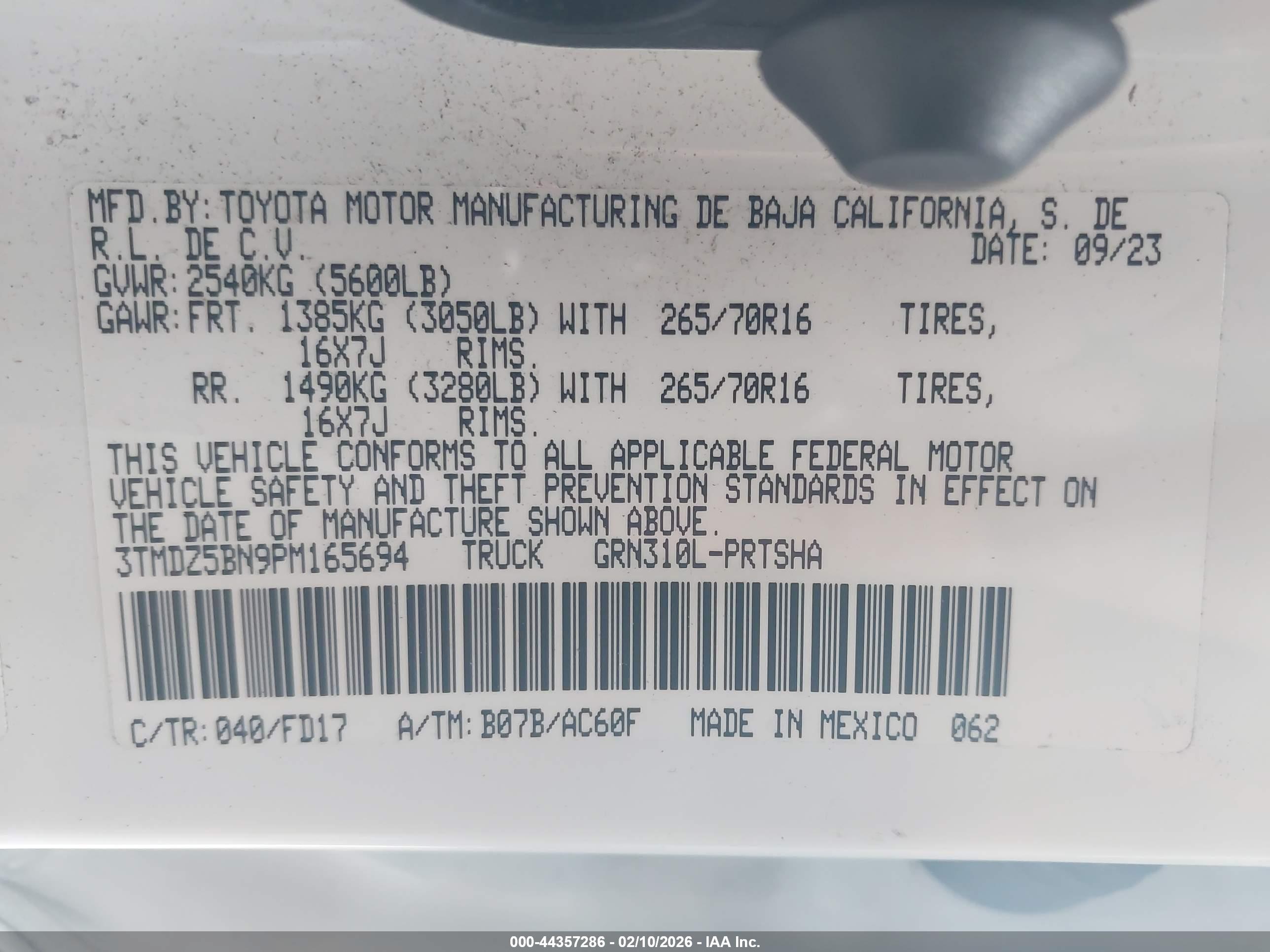 TOYOTA TACOMA image 9