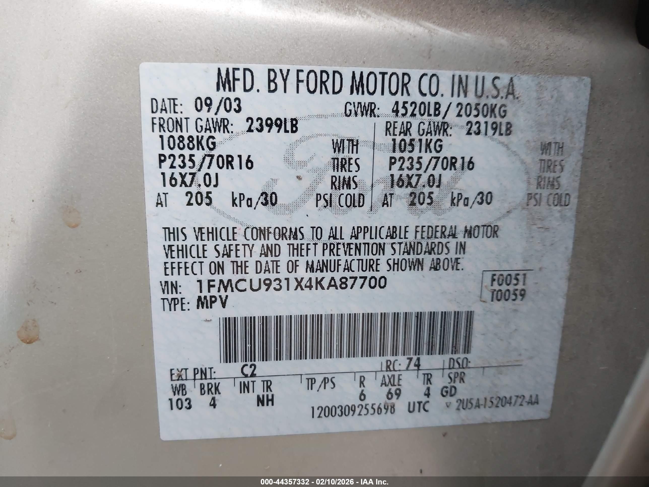FORD ESCAPE image 9