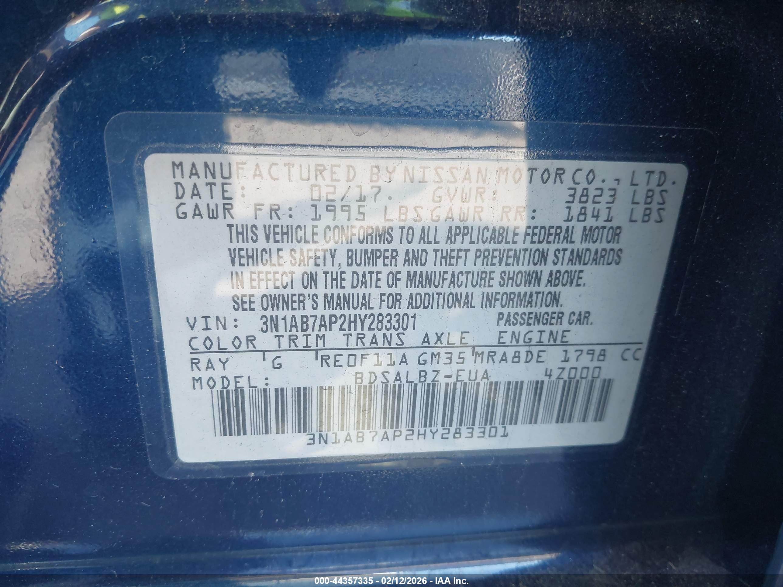 NISSAN SENTRA image 9