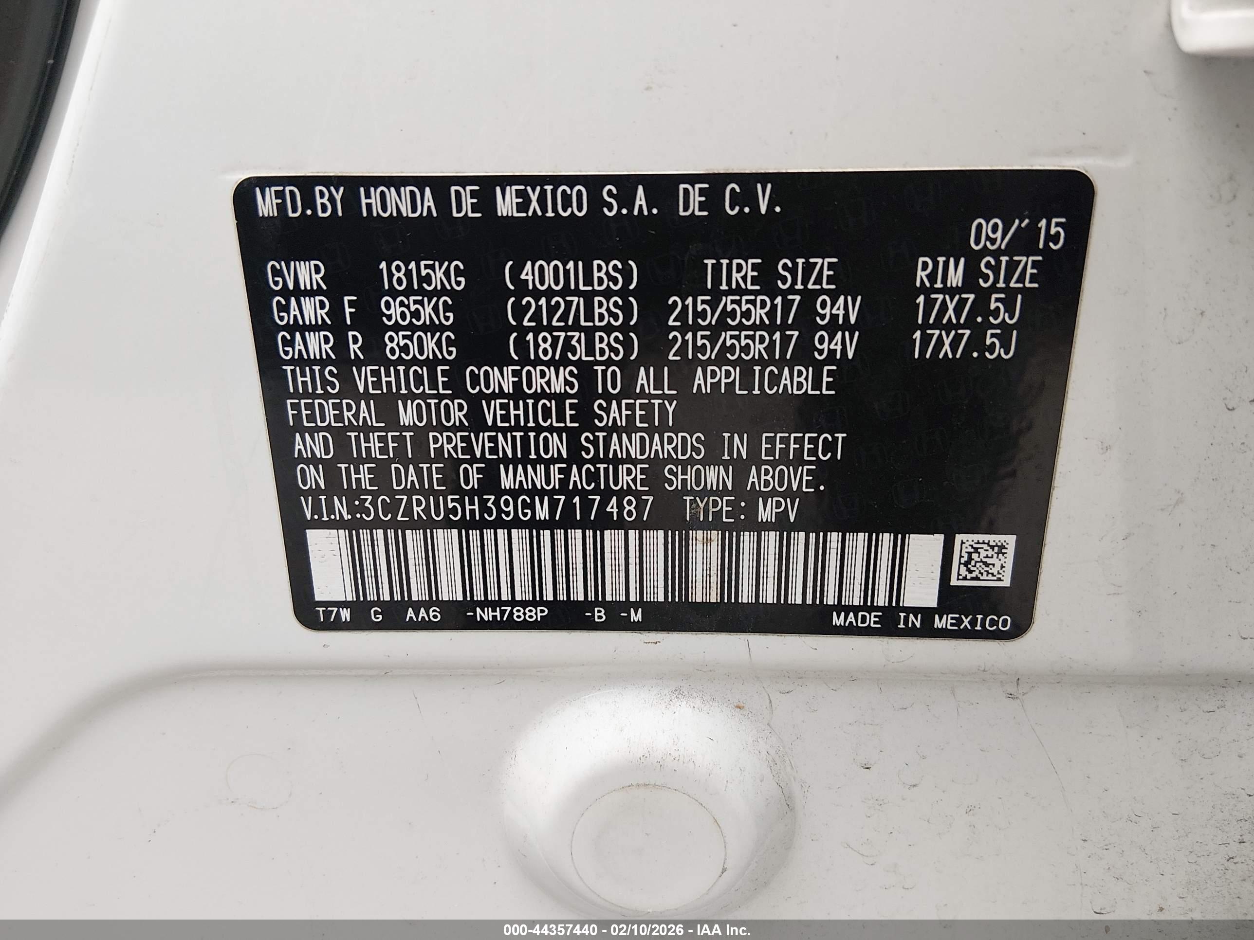 HONDA HR-V image 9